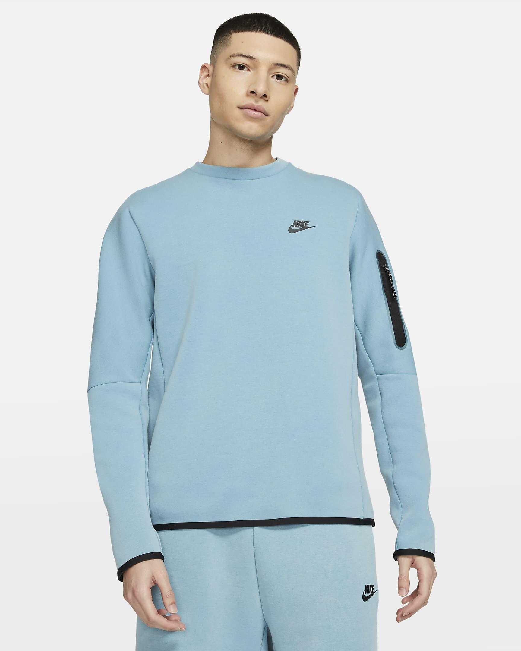 metálico Vegetales Lidiar con Nike Sportswear Tech Fleece Washed Lifestyle Crewneck in Blue for Men | Lyst