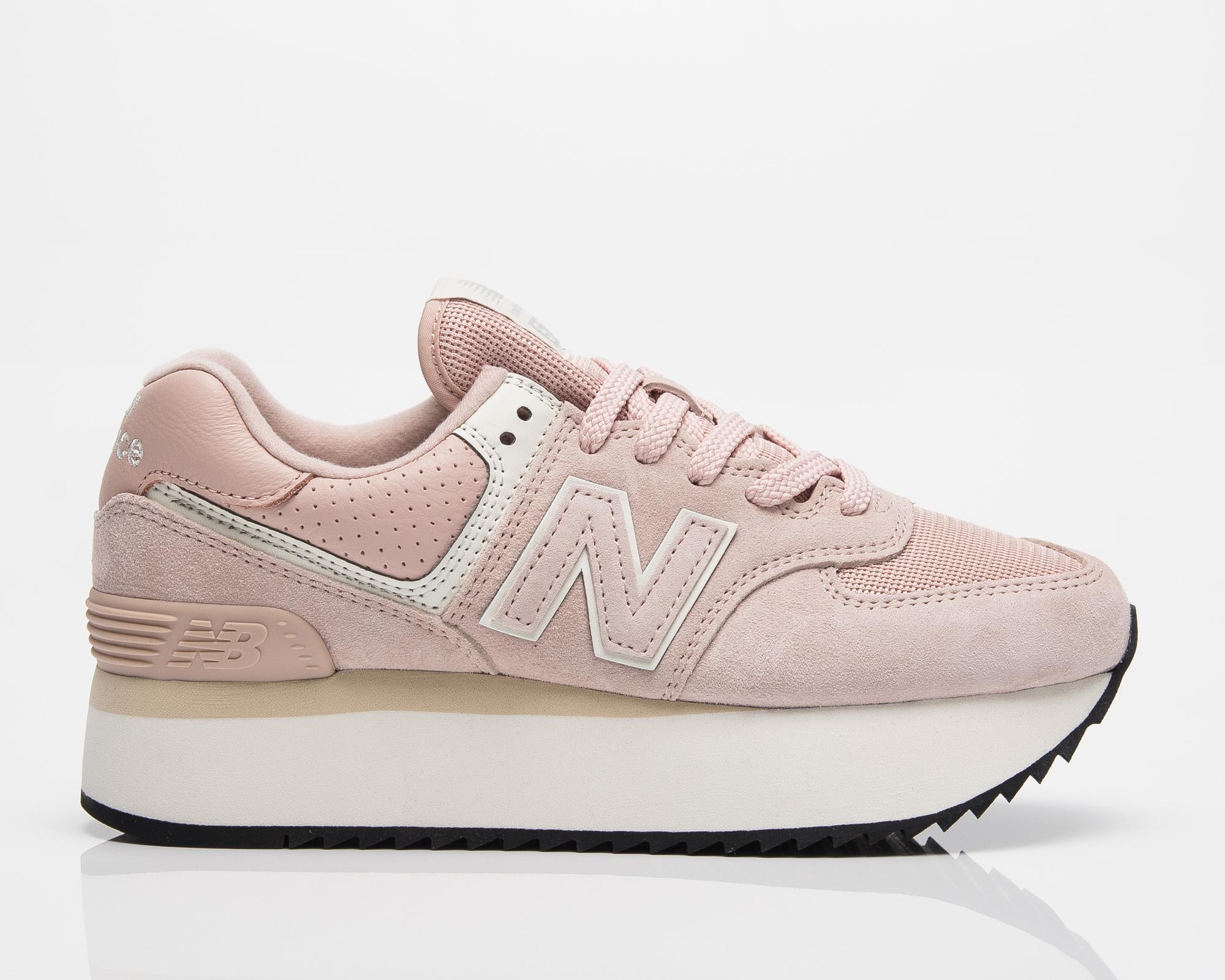 New Balance 574 Stacked in Pink | Lyst