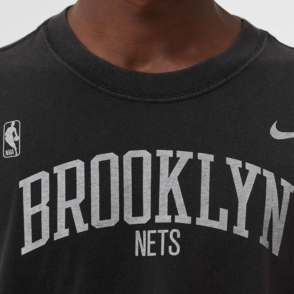 Nike Nba Brooklyn Nets Courtside Max 90 Ss Basketball T-shirt in Black for  Men | Lyst