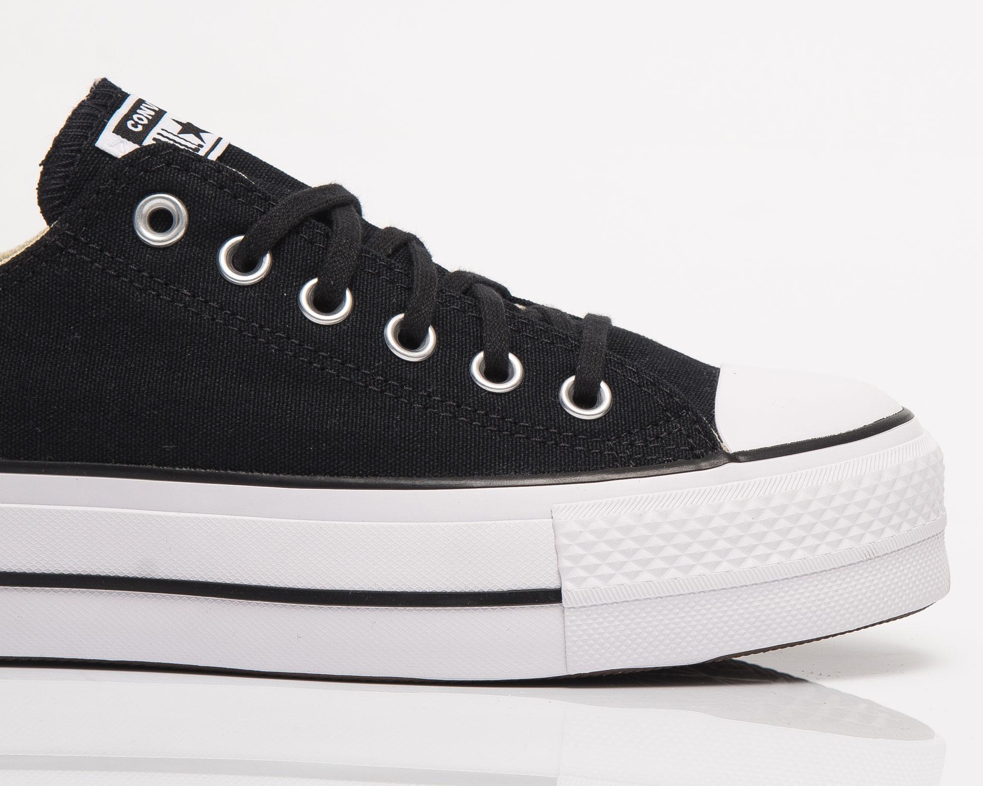 Converse Chuck Taylor All Star Lift Platform Canvas Low in Black | Lyst