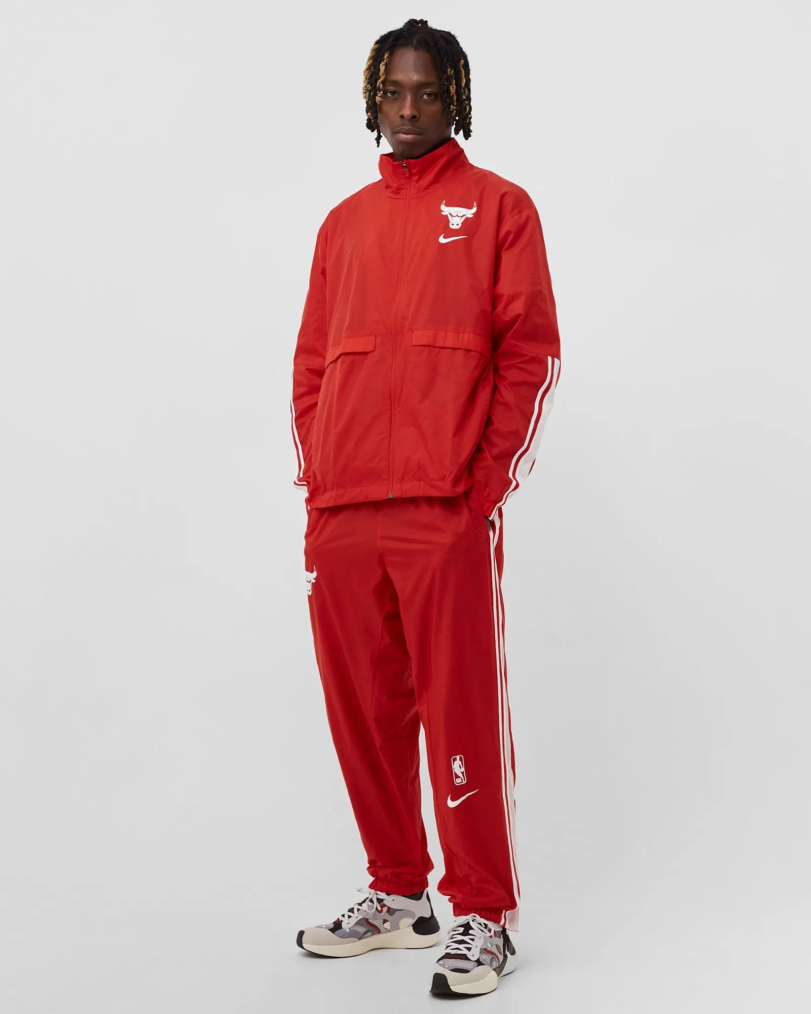 Nike Nba Chicago Bulls Courtside Tracksuit in Red for Men | Lyst