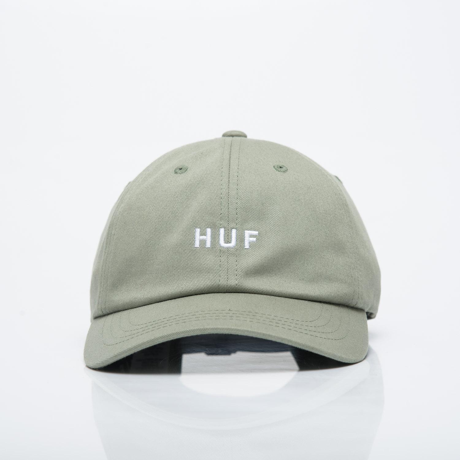 Huf Essentials Og Logo 6 Panel Cap in Green for Men | Lyst