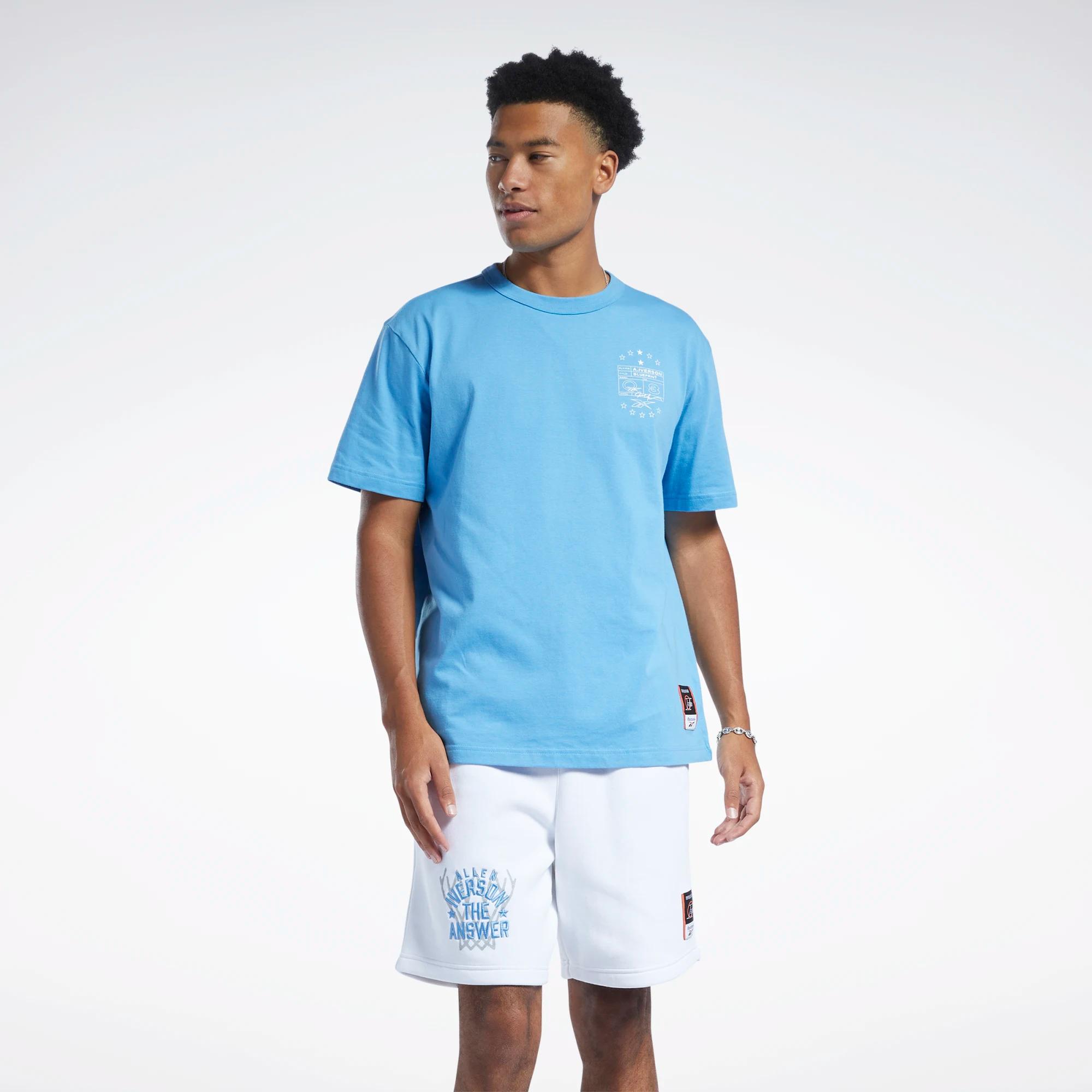 Reebok Iverson I3 Blueprint Ss Basketball T-shirt for Men | Lyst