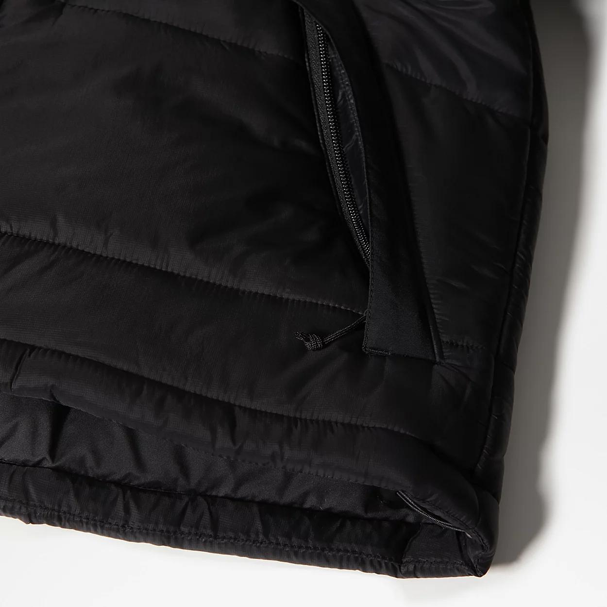 black leather north face jacket