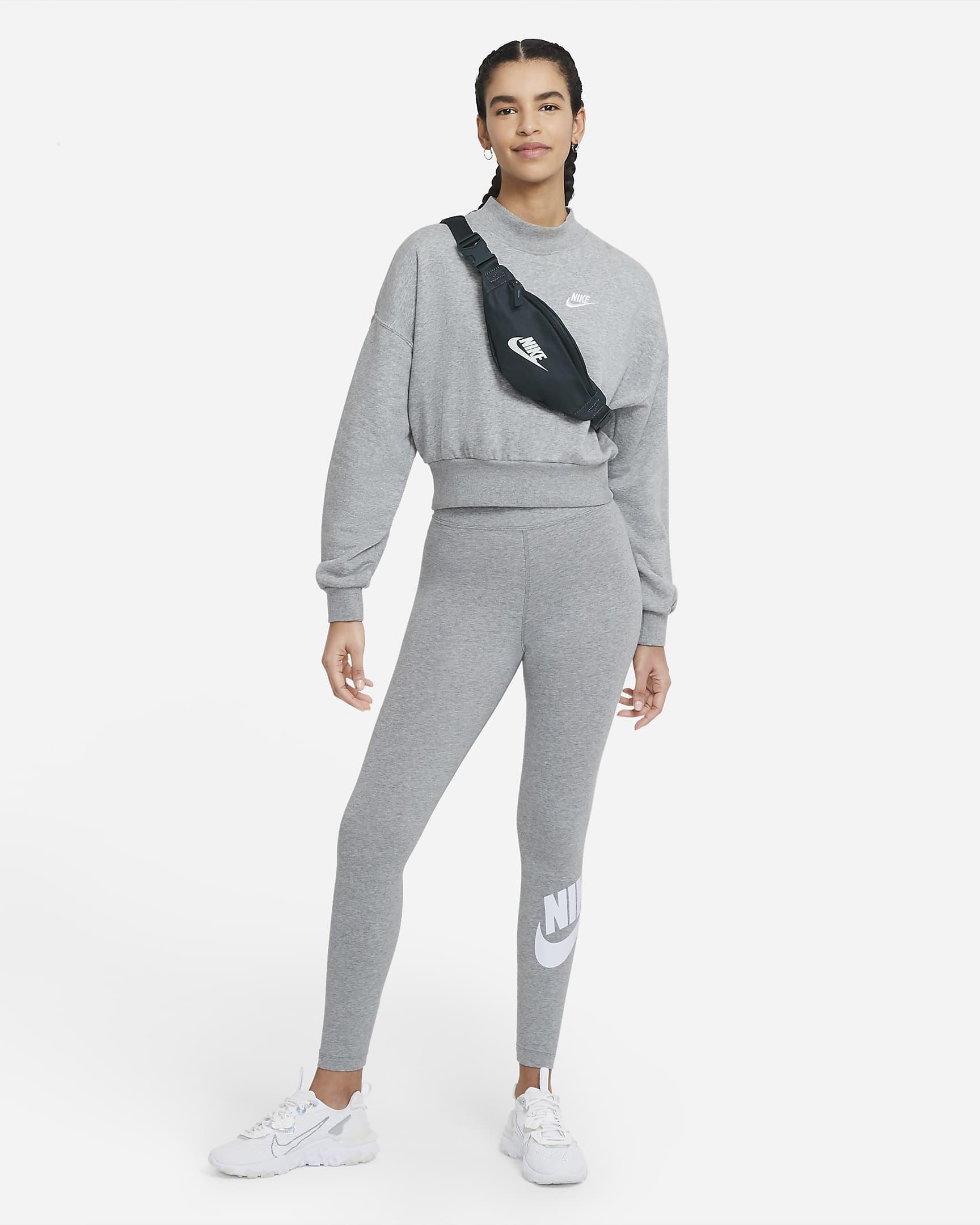 Nike Sportswear Essential High-rise Leggings in Gray | Lyst