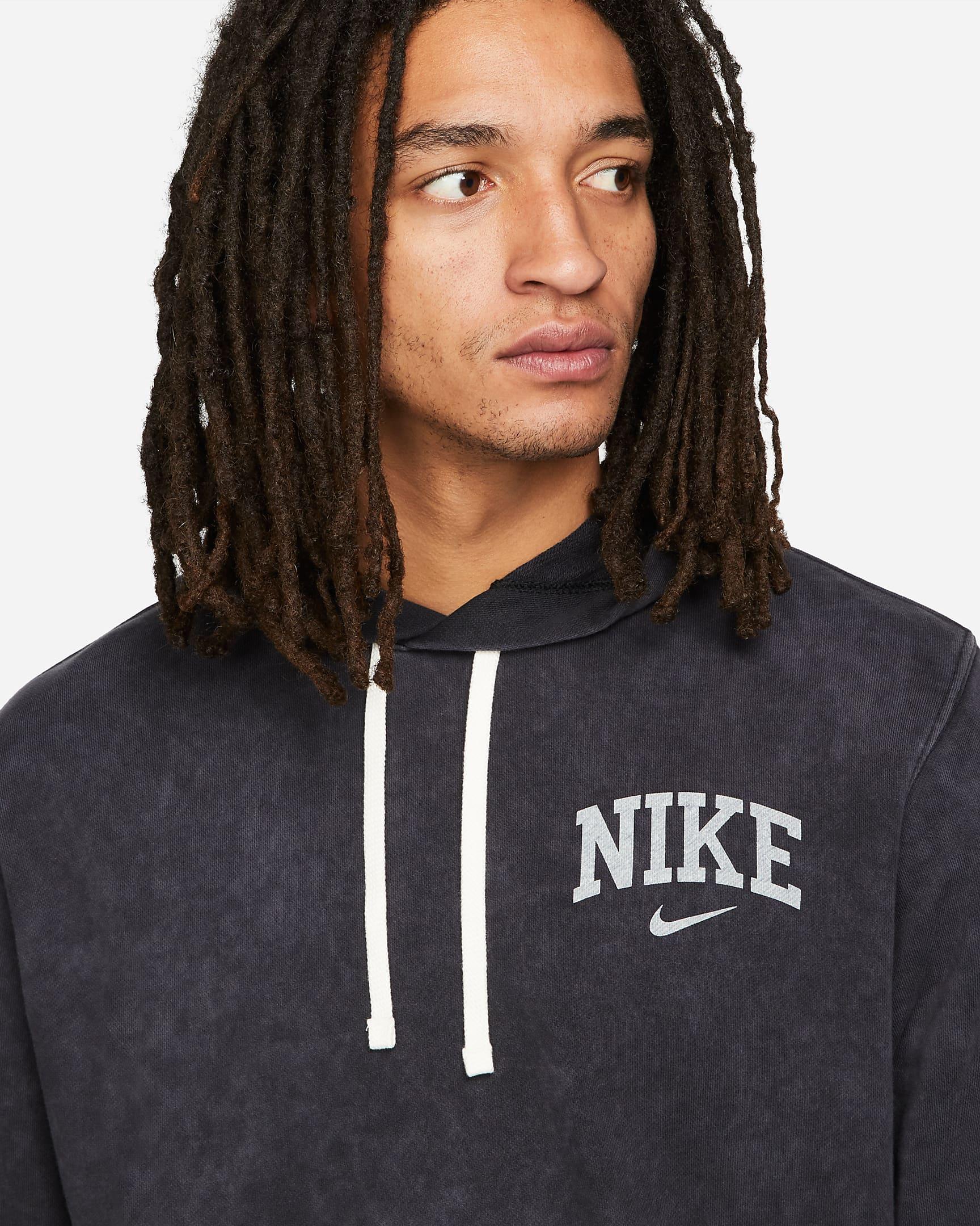 Nike Sportswear Arch French Terry Pullover Hoodie in Blue for Men | Lyst