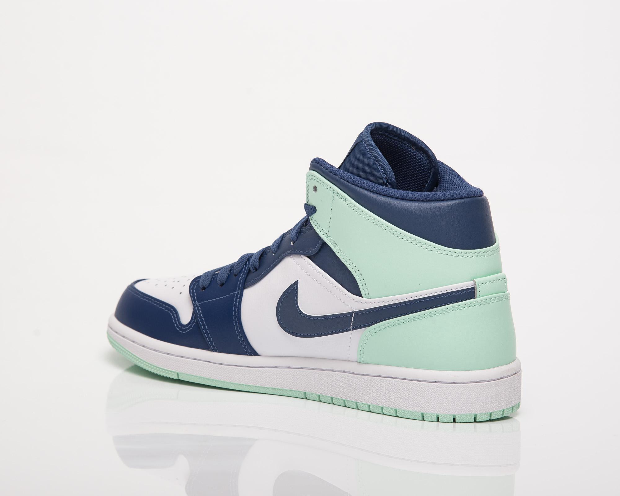 Nike Air 1 Mid Blue Mint for Men | Lyst