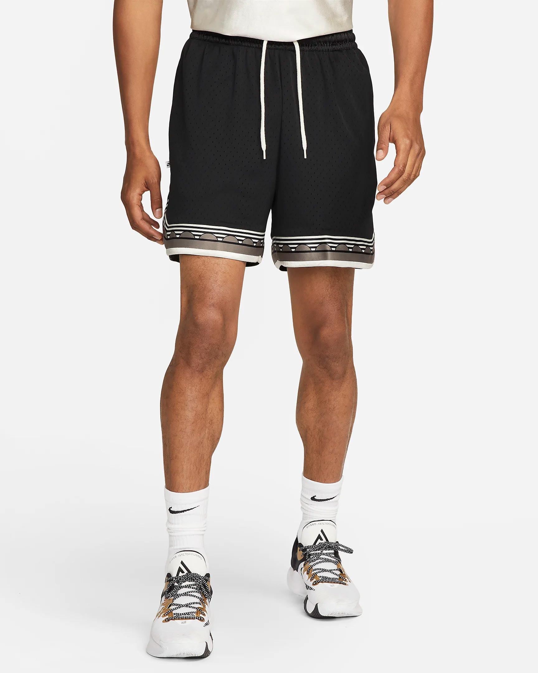 Nike Dri-fit Giannis Mesh Basketball Shorts in Black for Men | Lyst