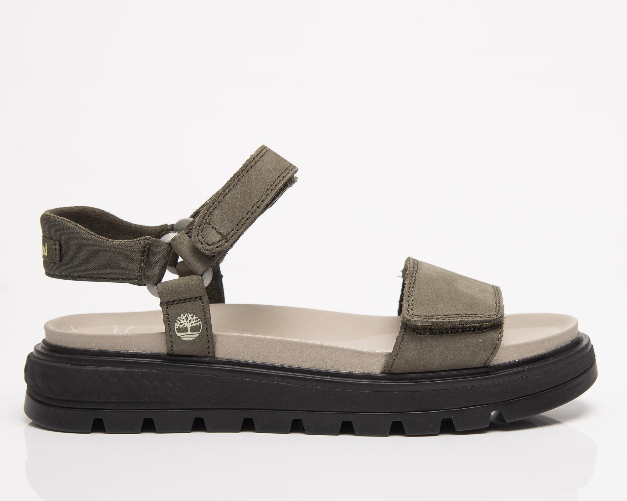 Timberland Ray City Ankle Strap Sandal in Black Lyst