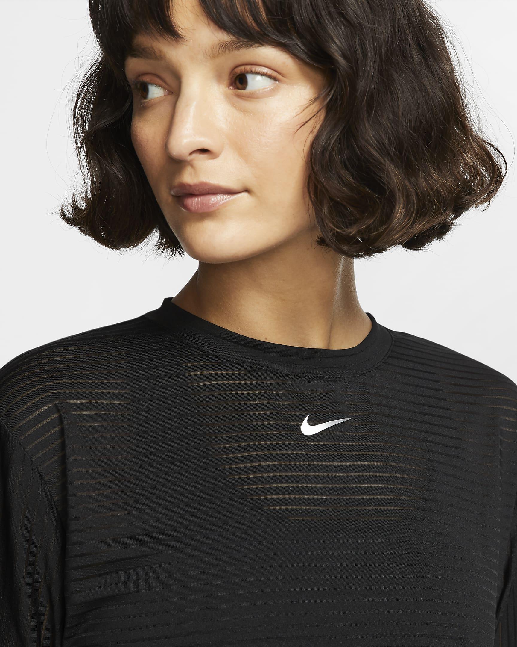 nike mesh long sleeve shirts & tops