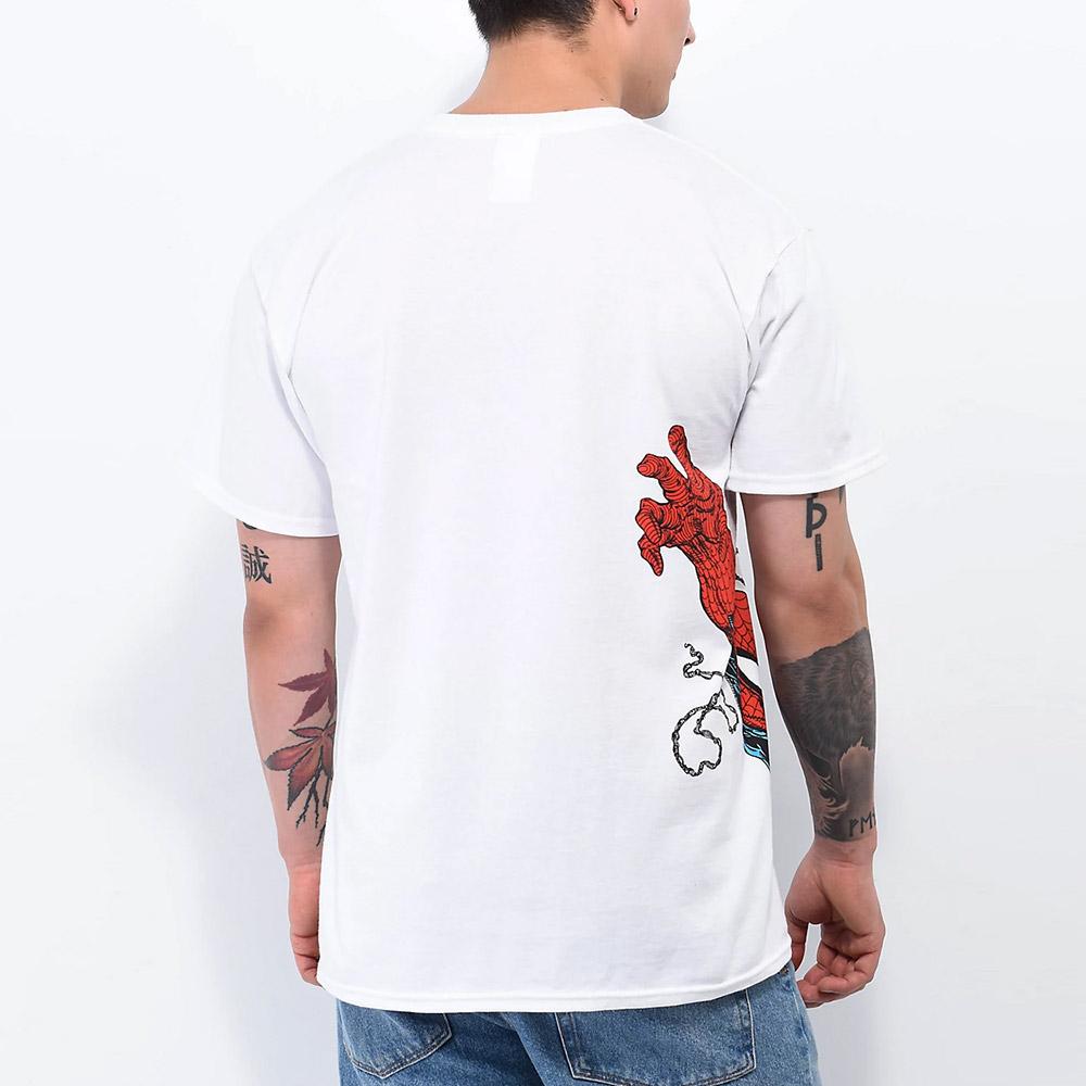 Huf X Marvel Spider-man Face Off T-shirt in White for Men | Lyst
