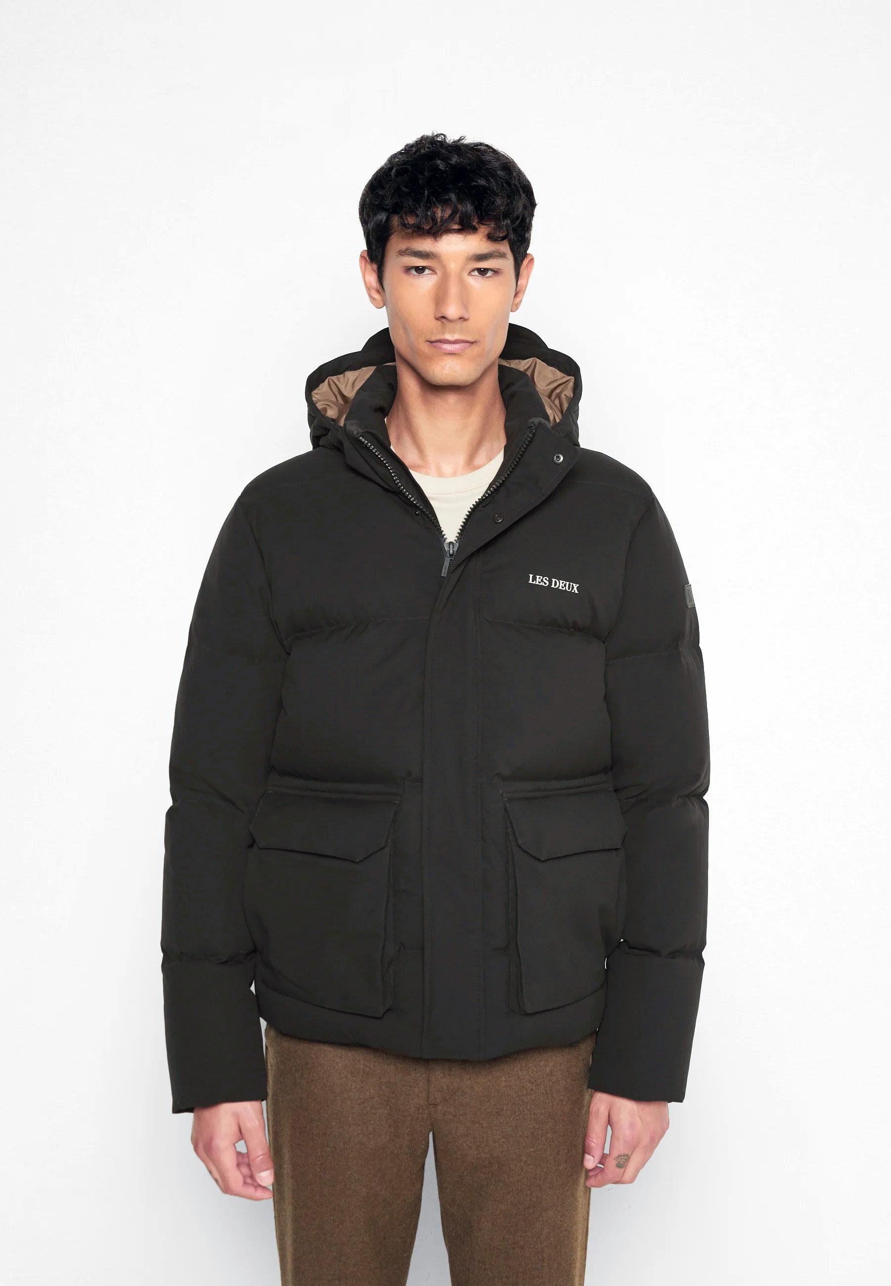 Les Deux Maddox Down Jacket in Black for Men | Lyst