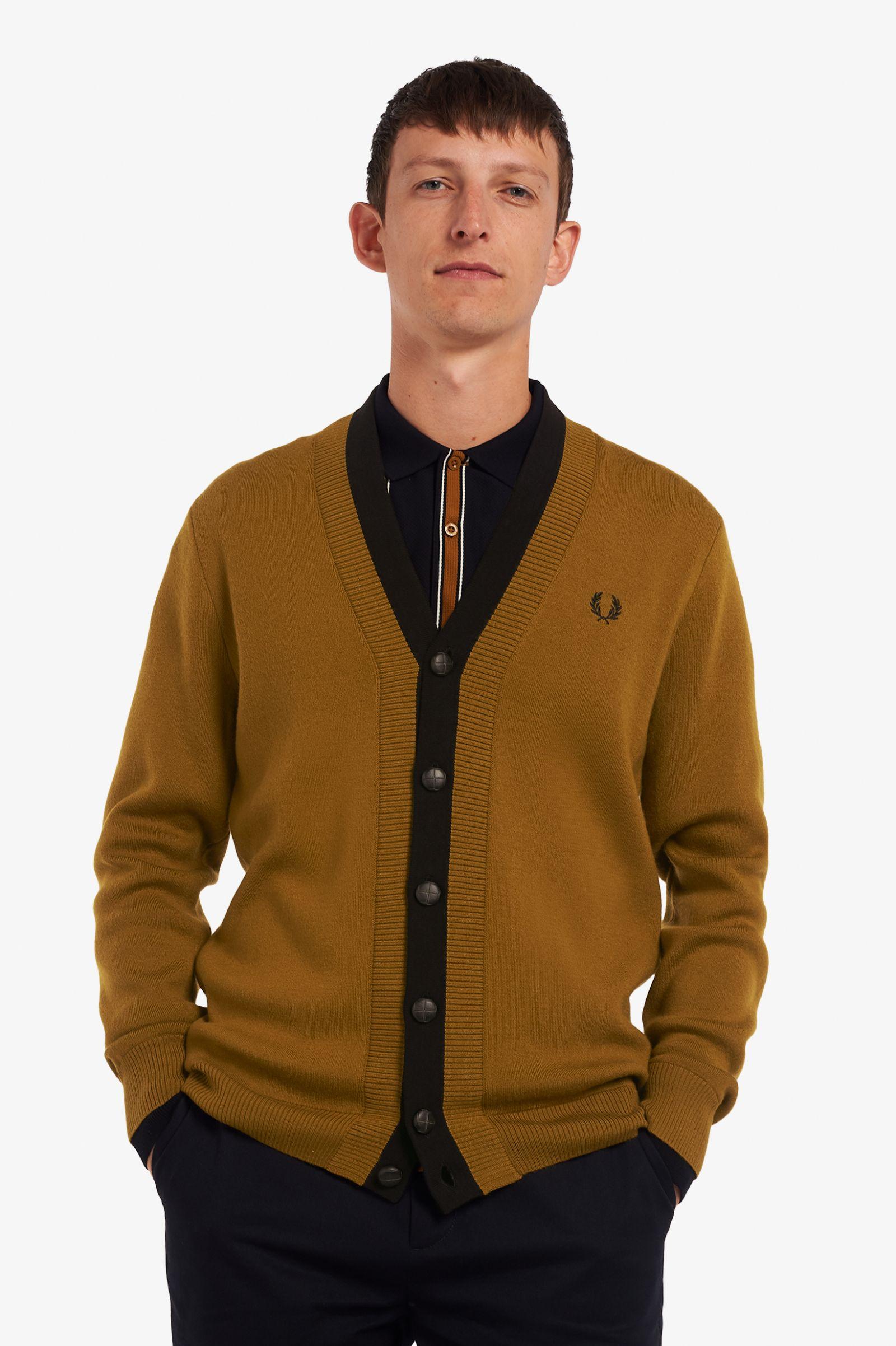 Fred Perry Double Placket Cardigan for Men | Lyst