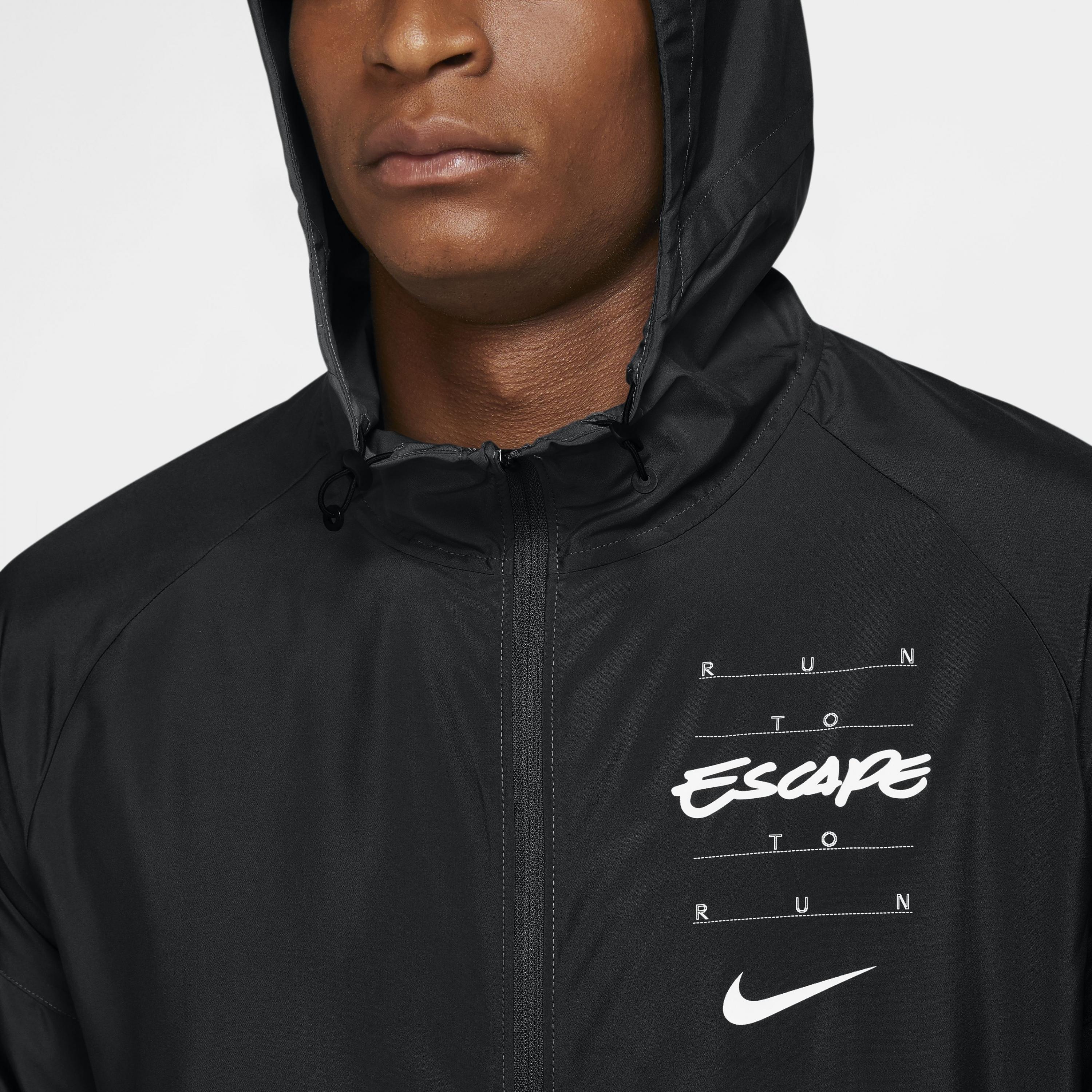 Nike Essential Wild Run Gx Jacket in Black for Men | Lyst