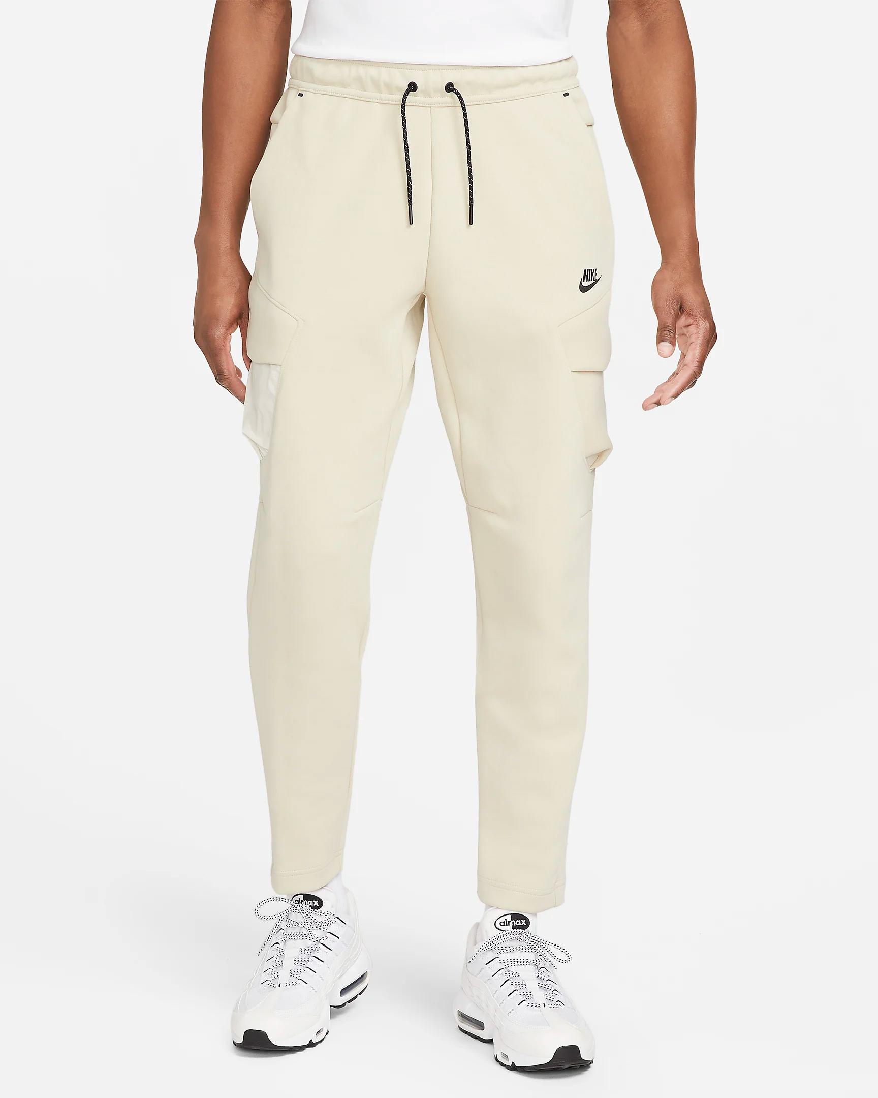 Nike Sportswear Tech Fleece Utility Pants in Natural for Men | Lyst