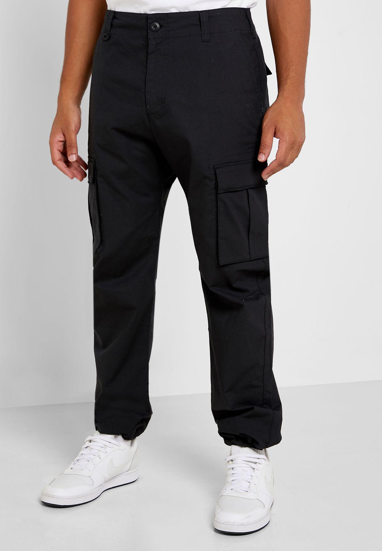 Deber Terapia código Morse Nike Sb Flex Ftm Skate Cargo Pants in Black for Men | Lyst
