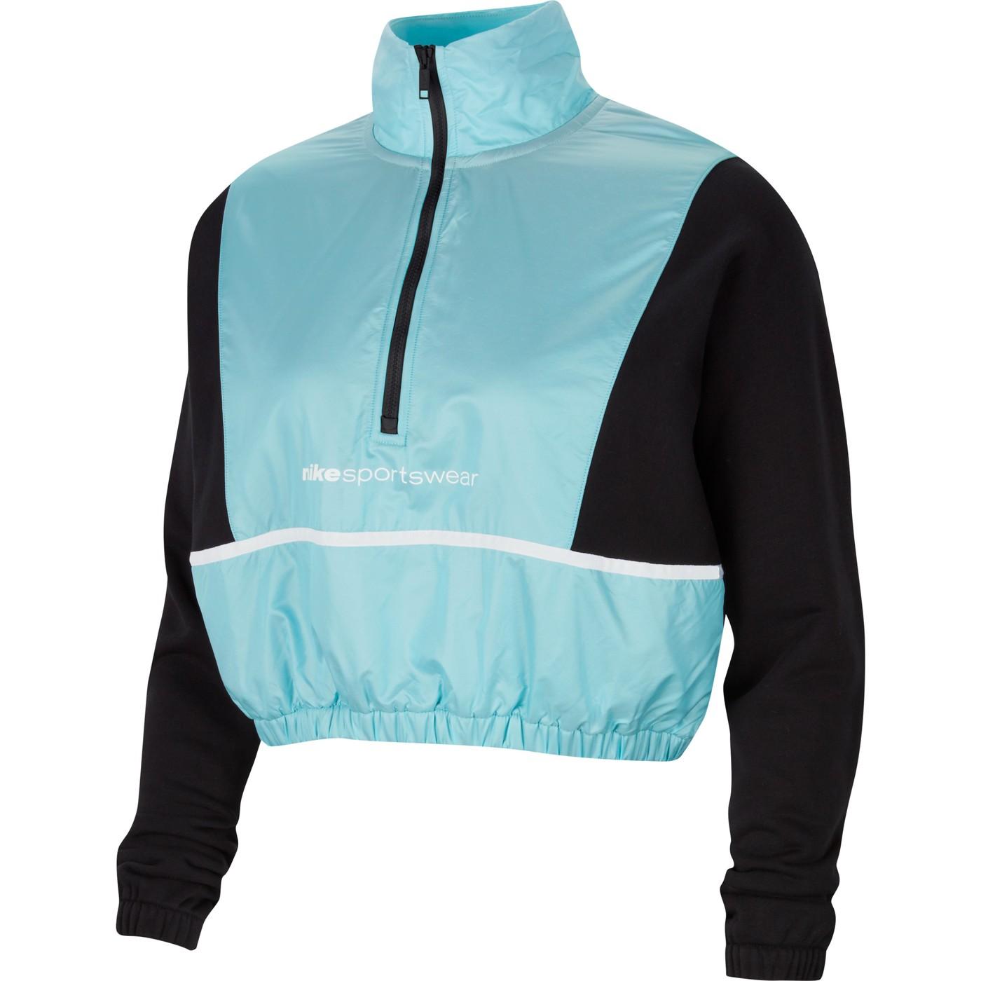 Nike Sportswear 1/4 Zip Windbreaker Jacket in Blue Lyst