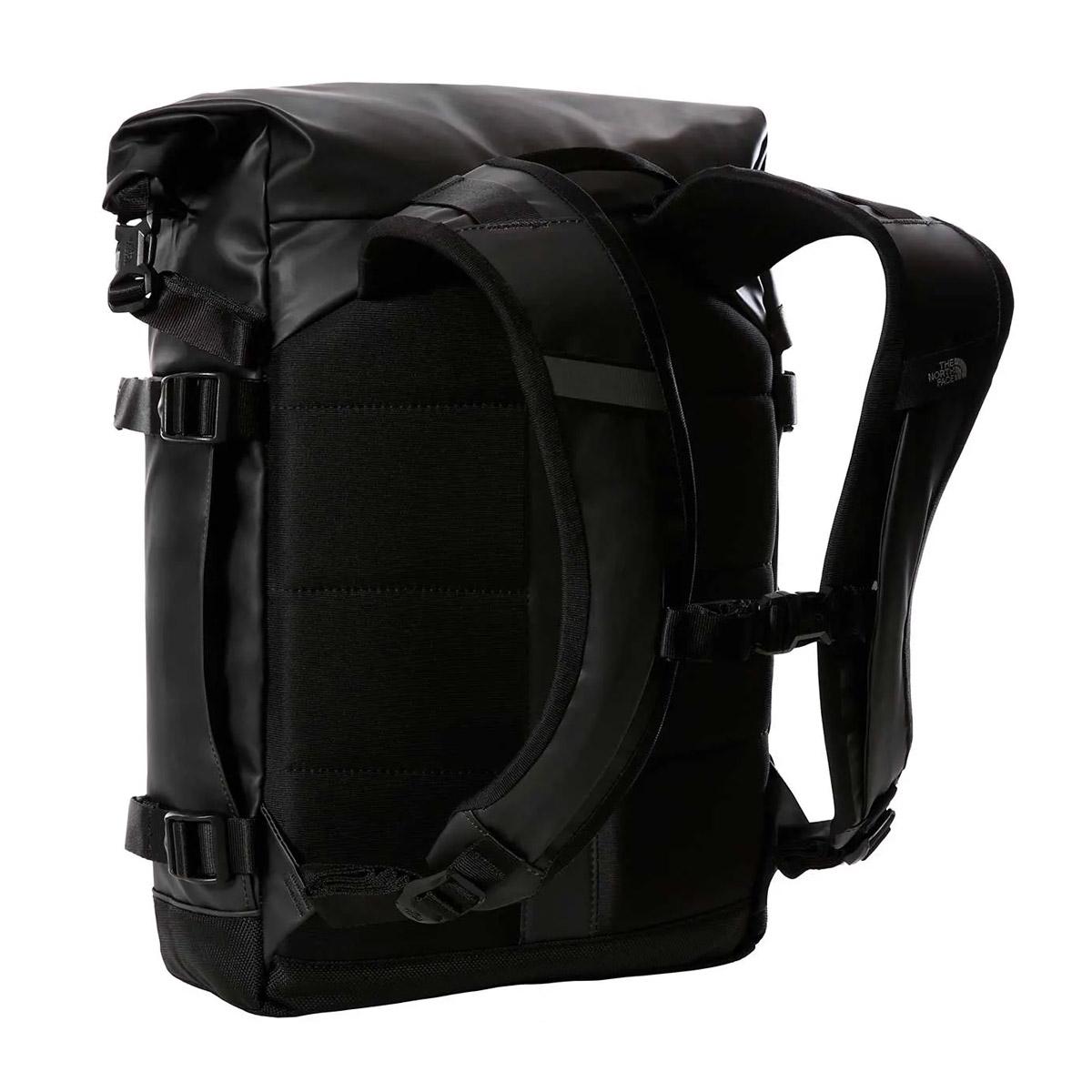 The North Face Commuter Pack Roll Backpack in Black | Lyst