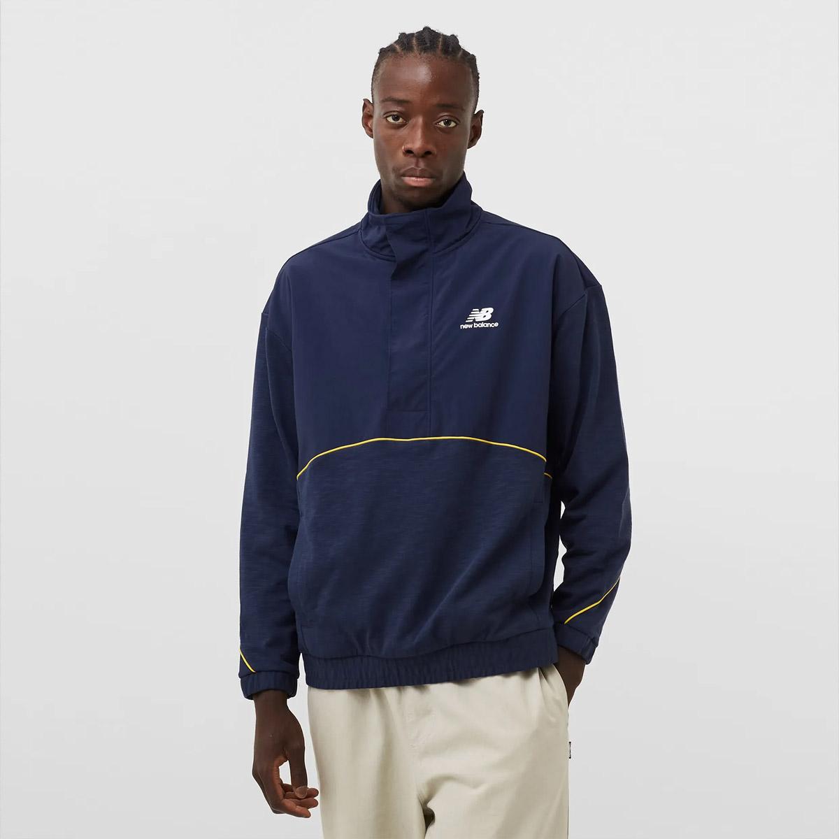New Balance Athletic Track Top in Blue for Men | Lyst