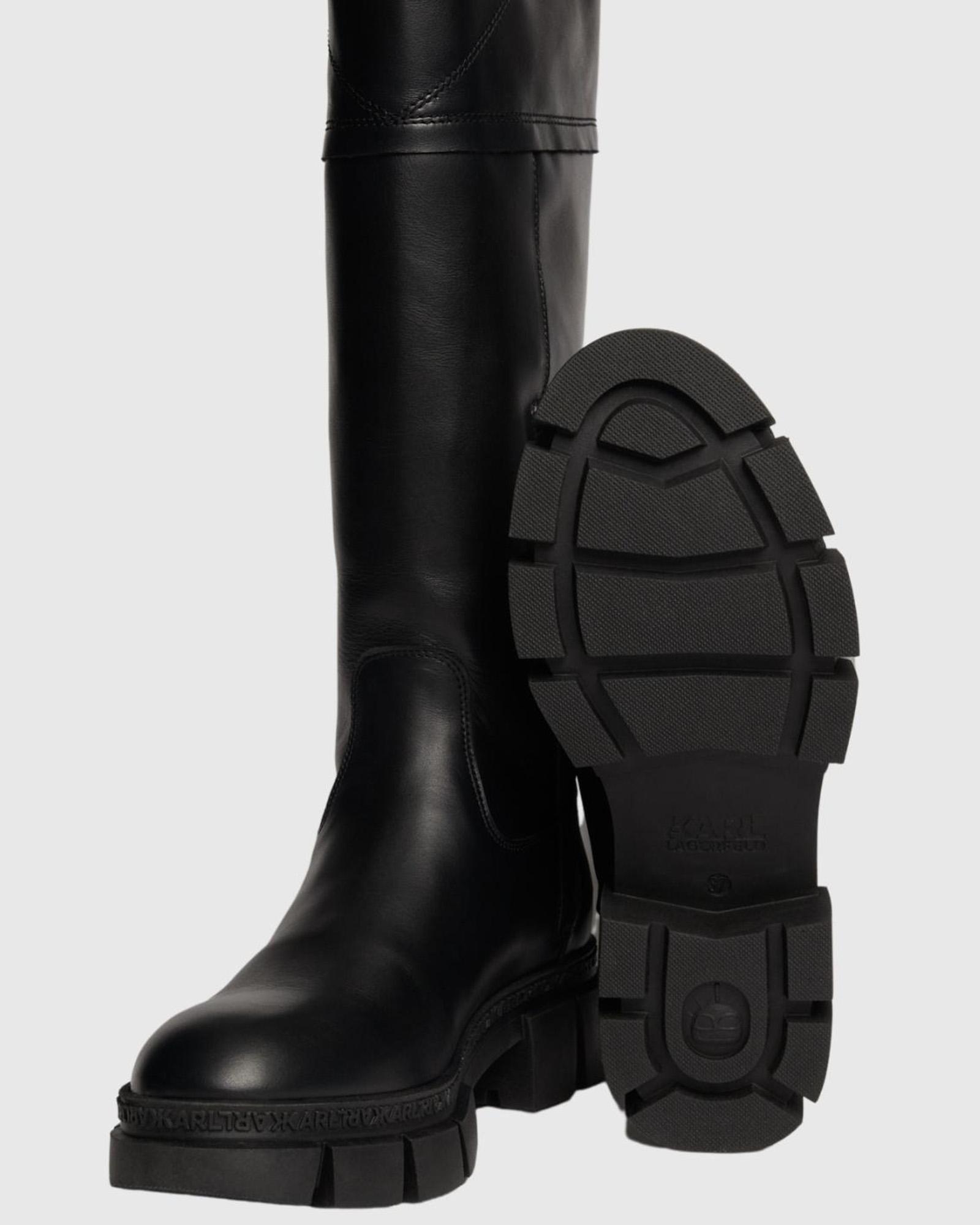 karl lagerfeld high boots