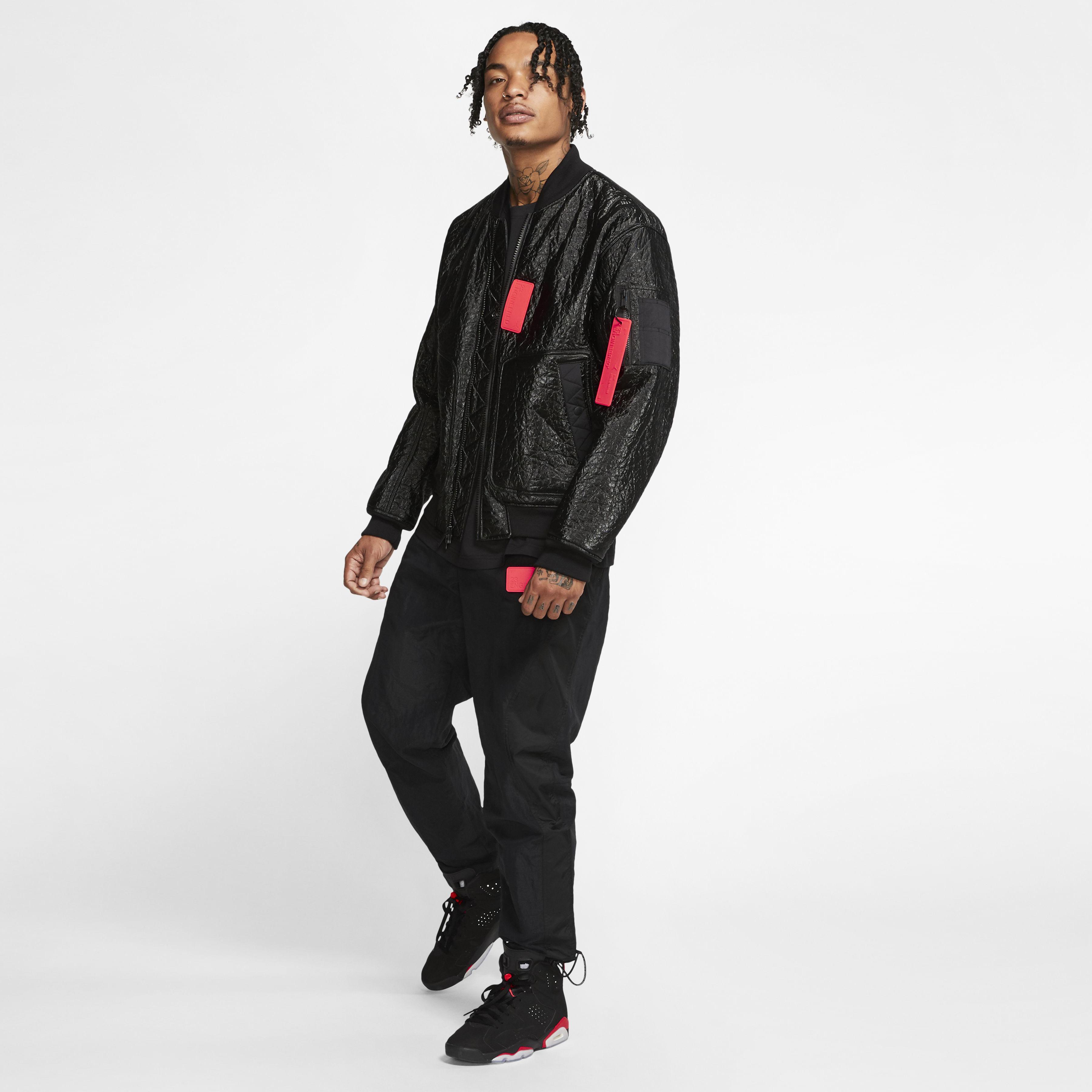 Nike 23 Engineered Ma-1 Bomber Jacket in Black for Men | Lyst