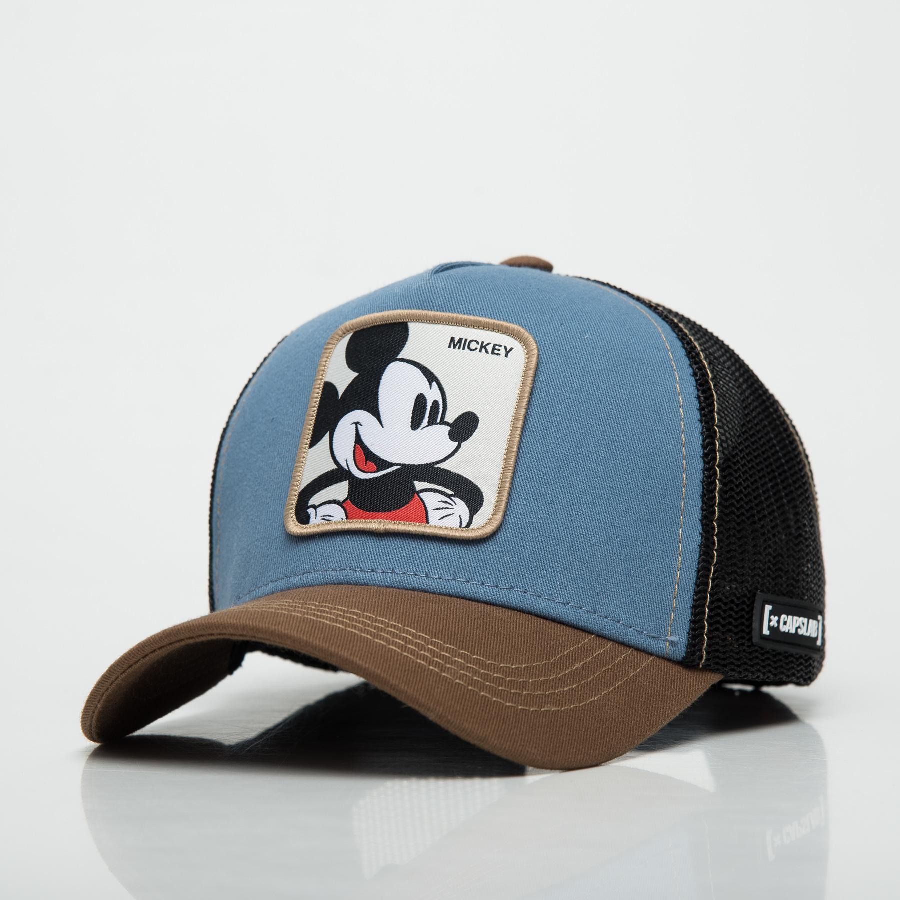 Capslab Disney Mickey Trucker Cap in Black for Men | Lyst