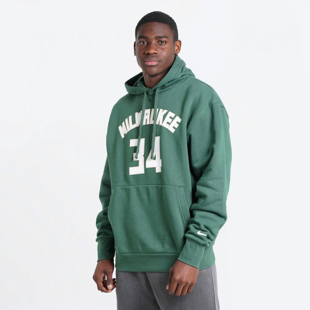 Nike Nba Giannis Antetokounmpo Milwaukee Bucks Essential Pullover Fleece  Hoodie in Green for Men | Lyst
