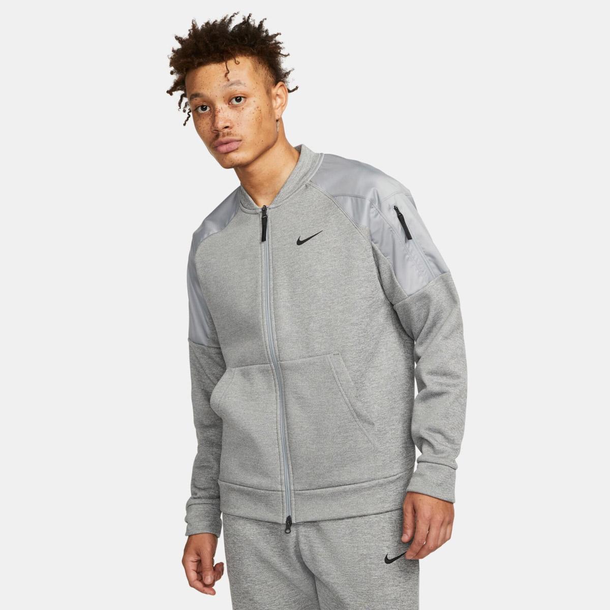 Nike Therma-fit Full-zip Jacket in Gray for Men | Lyst
