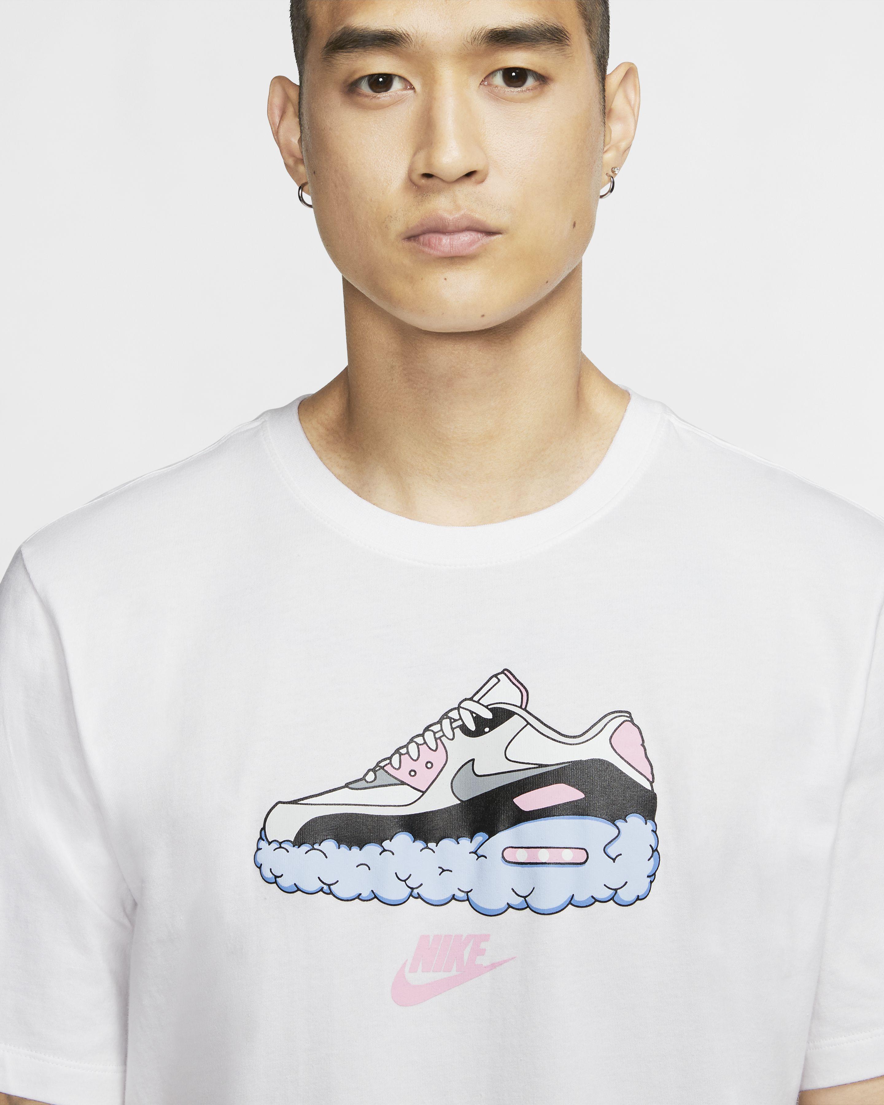 Nike Air Max 90 Shirts in White for Men | Lyst