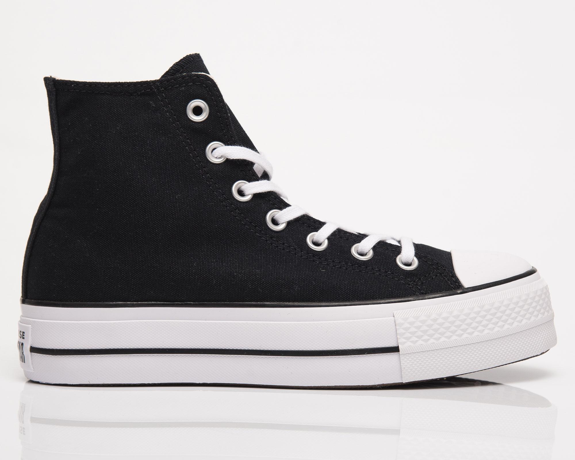 canvas platform chuck taylor all star black