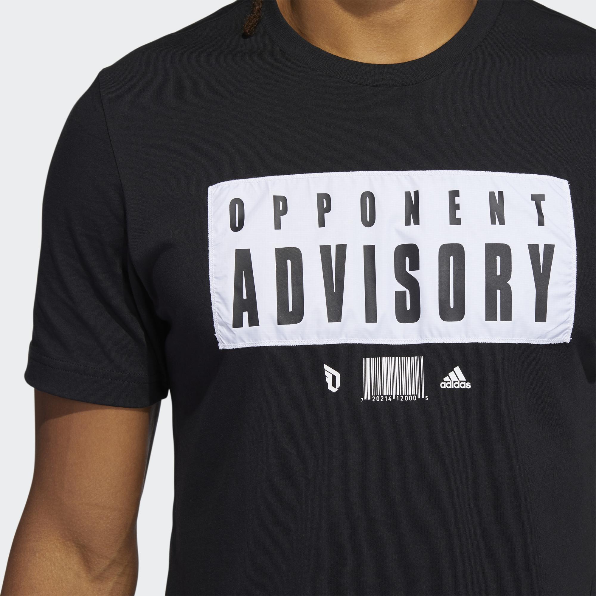 adidas Originals Adidas Dame Extply Opponent Advisory Ss Basketball T-shirt  in Red for Men | Lyst