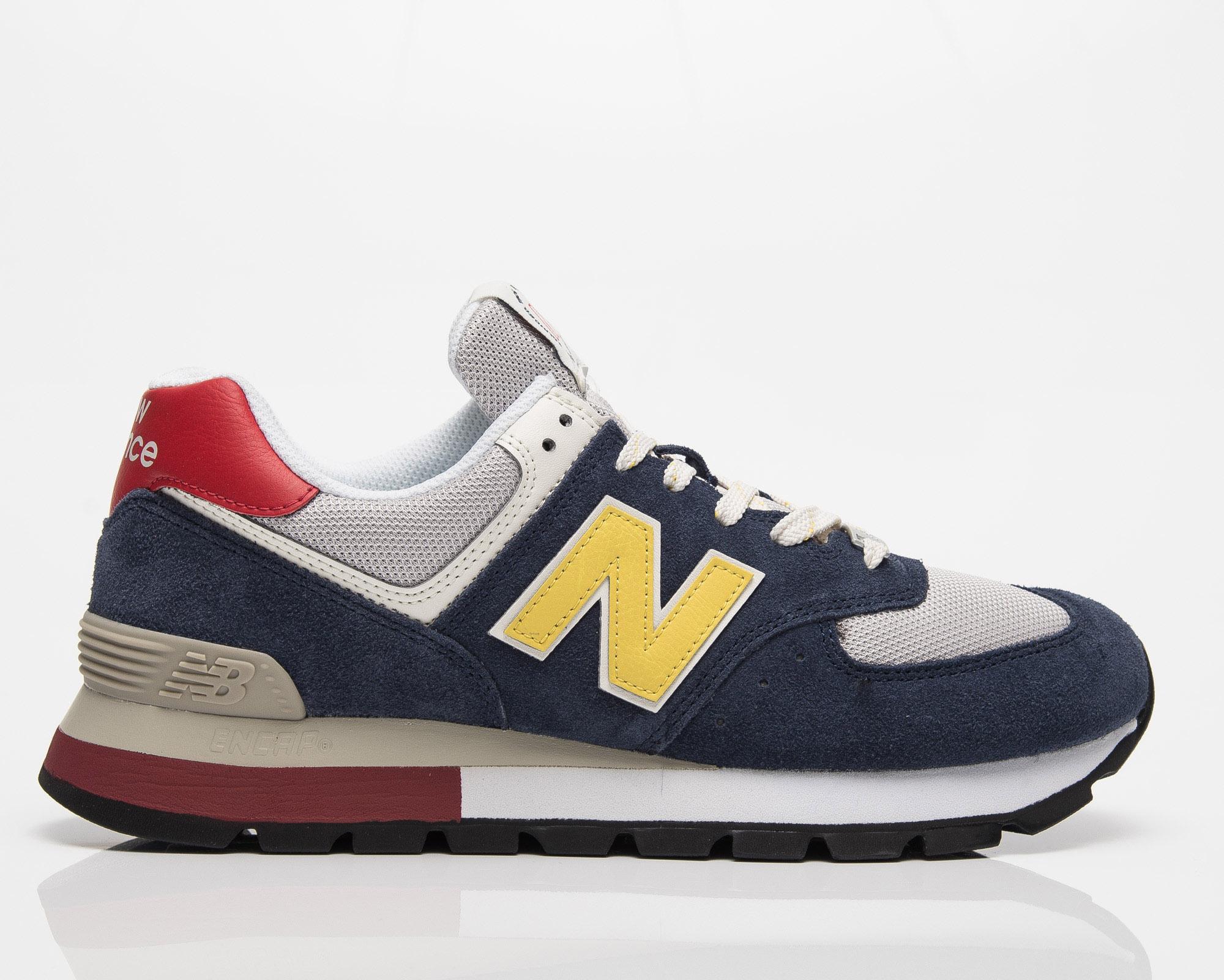 New balance 574 rugged in blue for men lyst