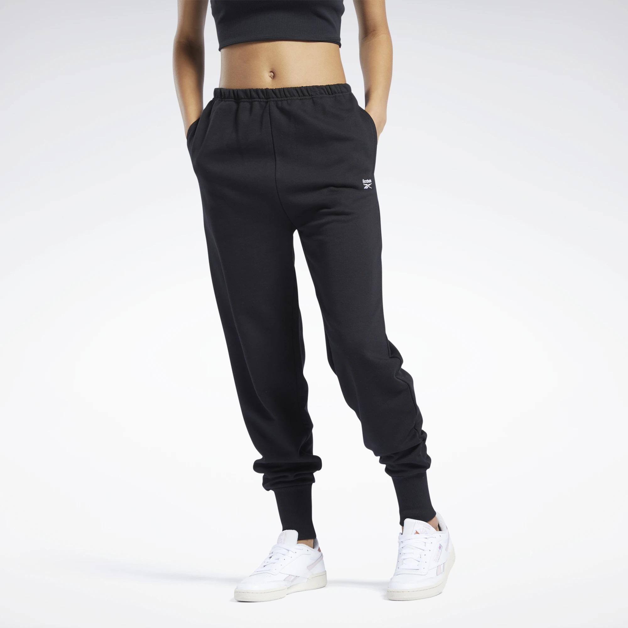 Reebok Classics French Terry Pants in Black | Lyst