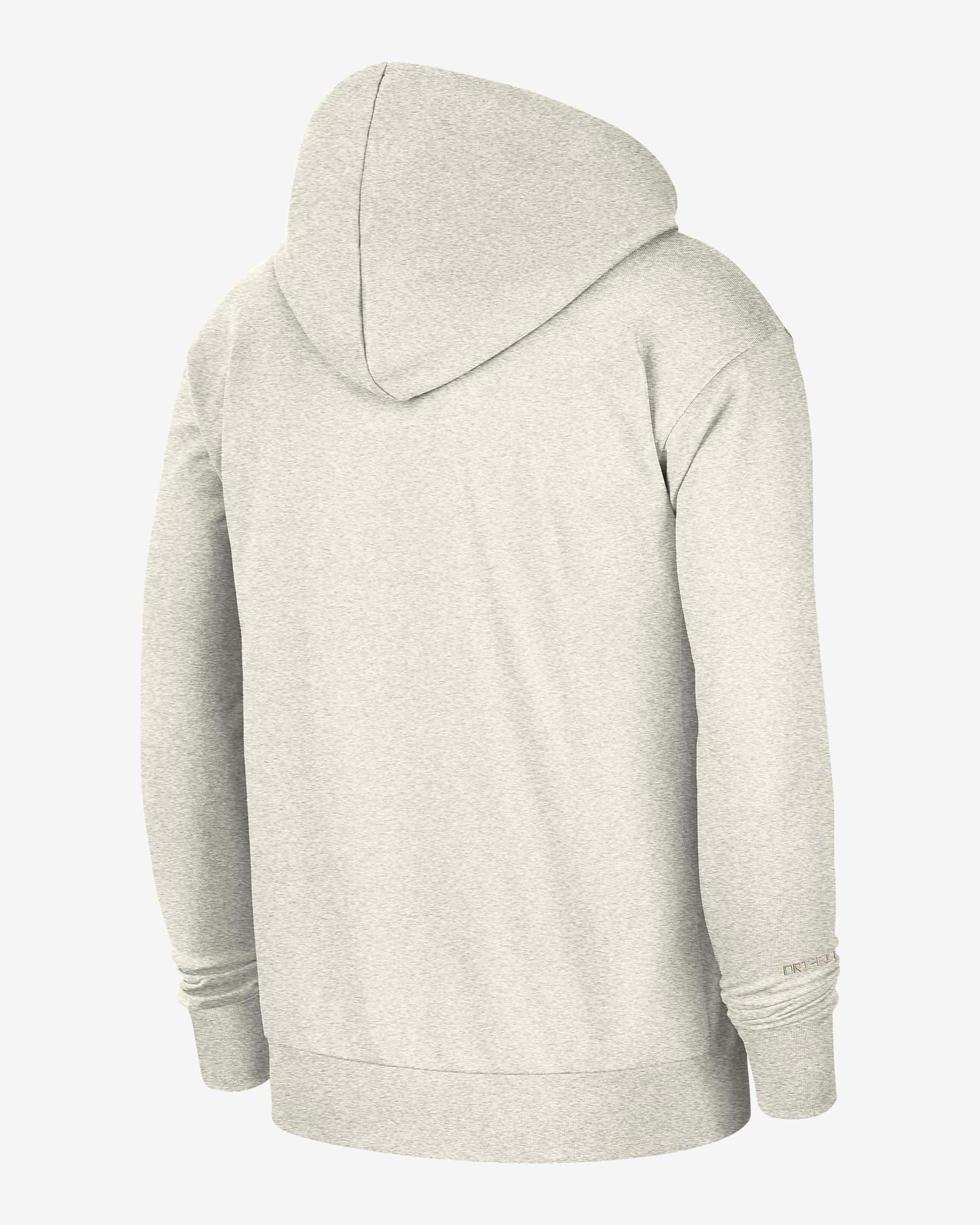 Nike Dri-fit Nba Golden State Warriors Standard Issue Full-zip Hoodie in  White for Men | Lyst