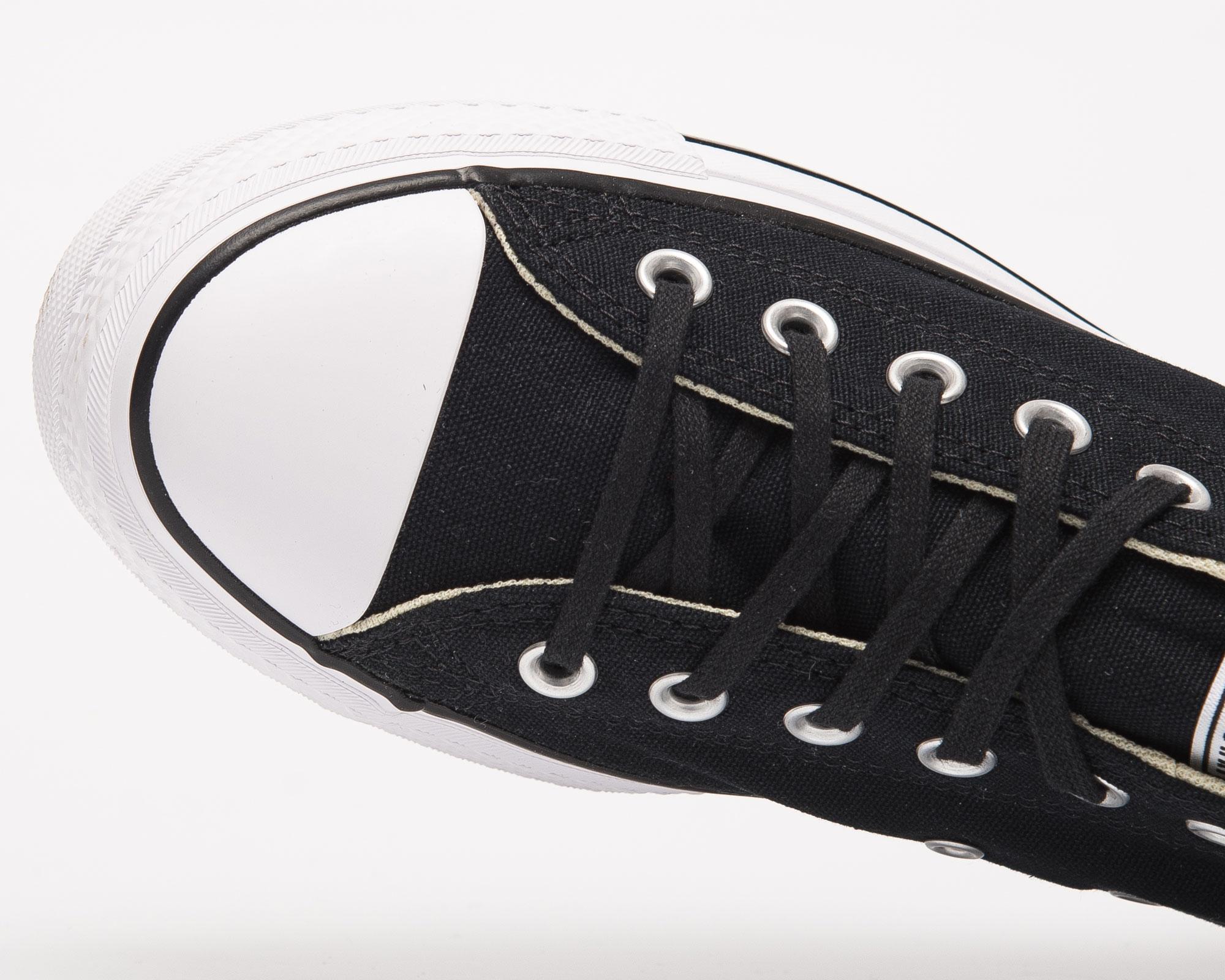 Converse Chuck Taylor All Star Lift Platform Canvas Low in Black | Lyst