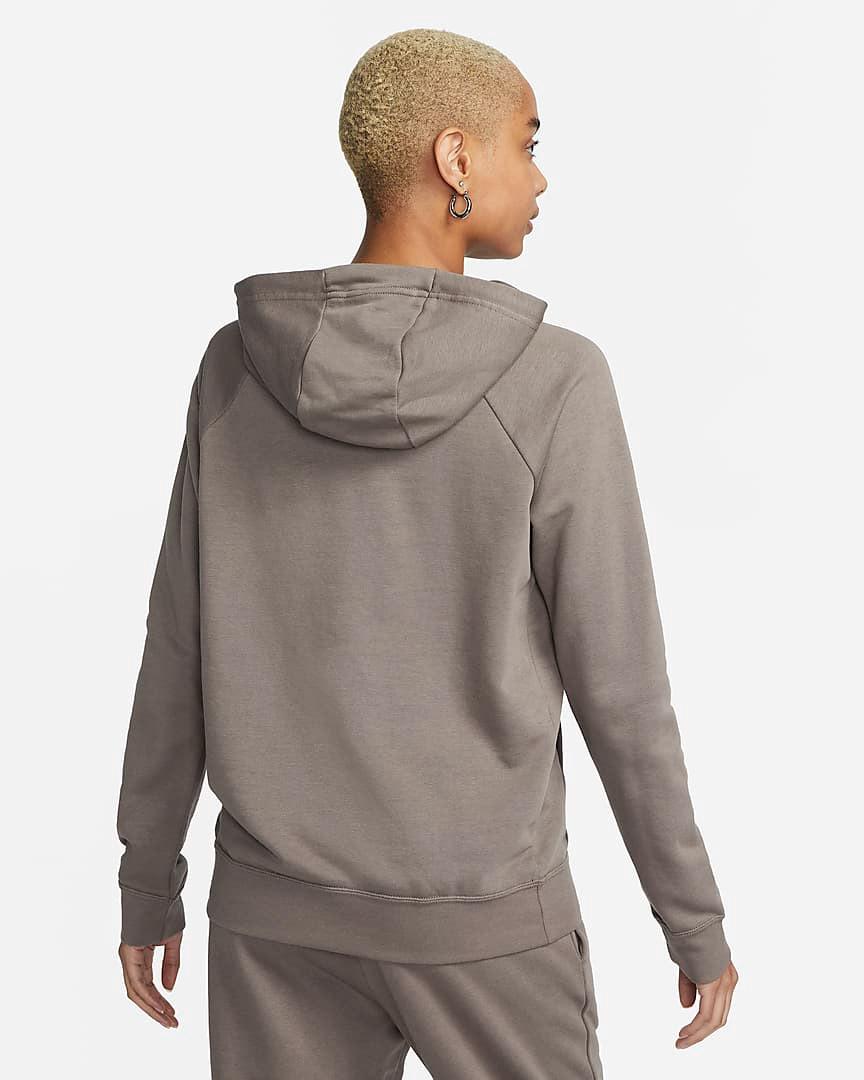 Nike Sportswear Essential Fleece Pullover Hoodie in Gray | Lyst