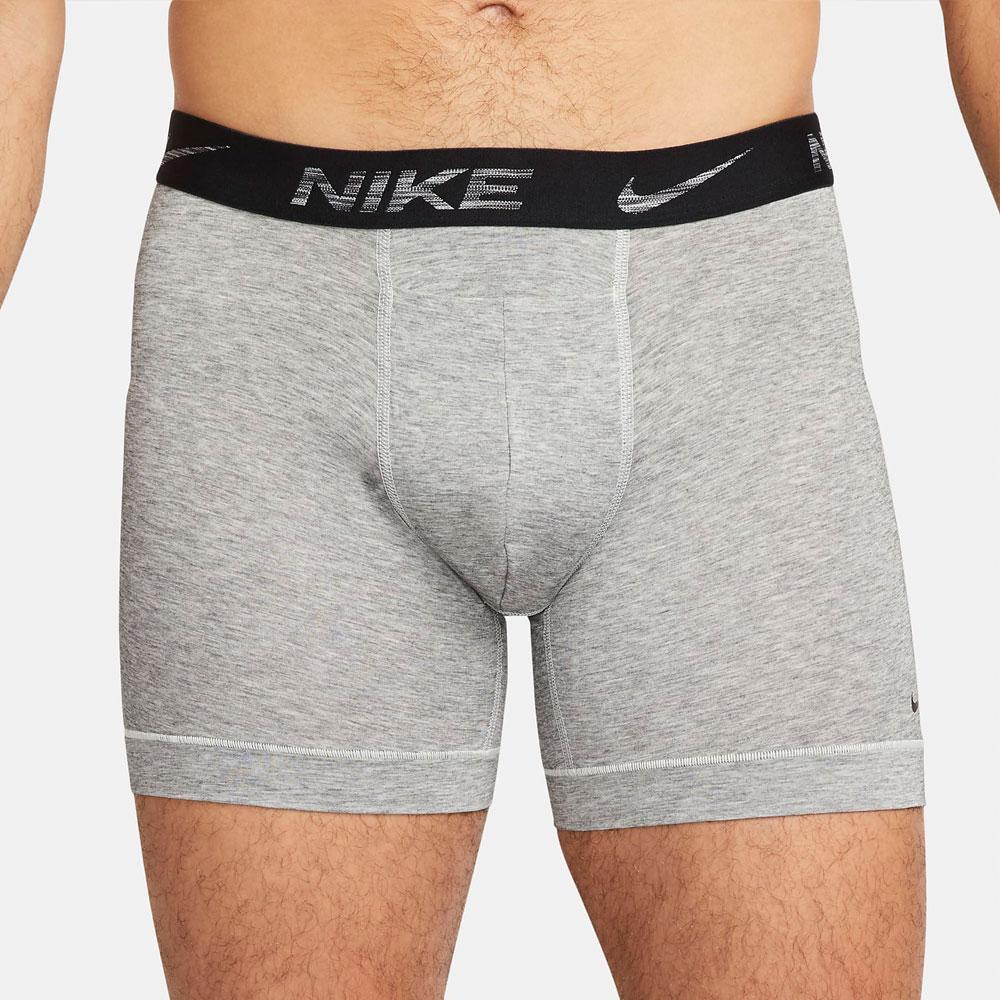 Nike Dri-fit Reluxe Boxer Brief (2 Pack) in Gray for Men | Lyst