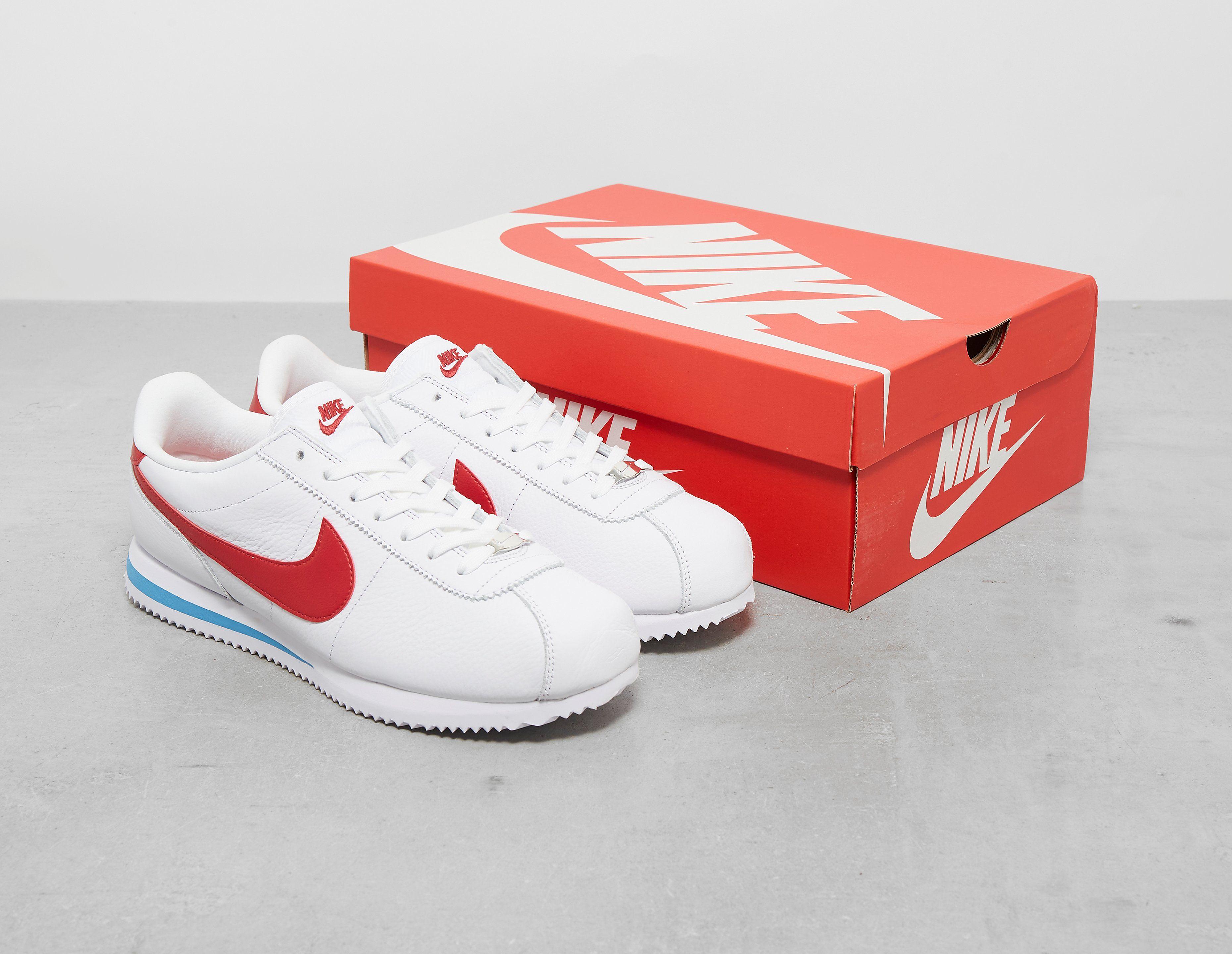 Red nike cortez shoes best sale
