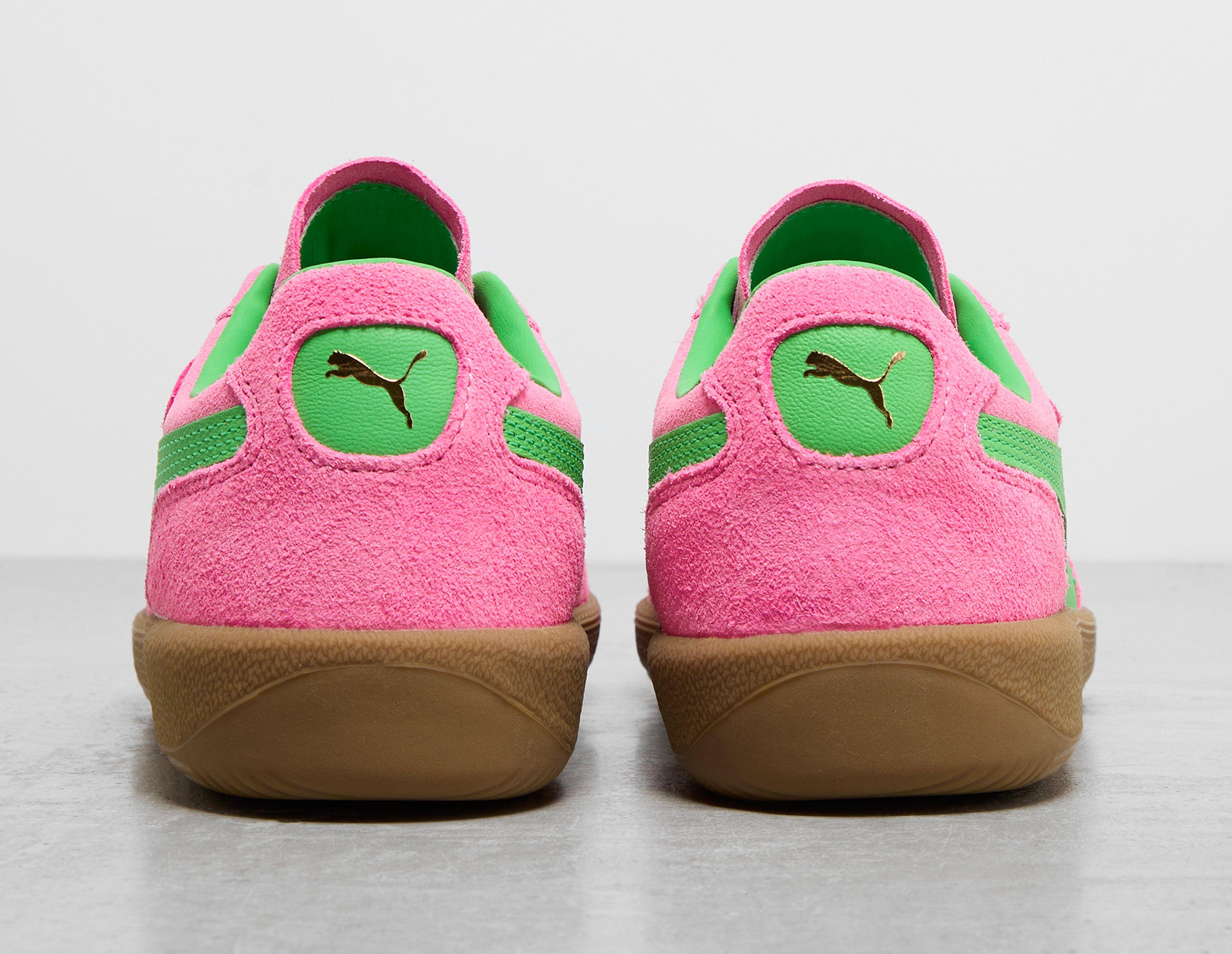Puma suede platform yellow and pink hotsell