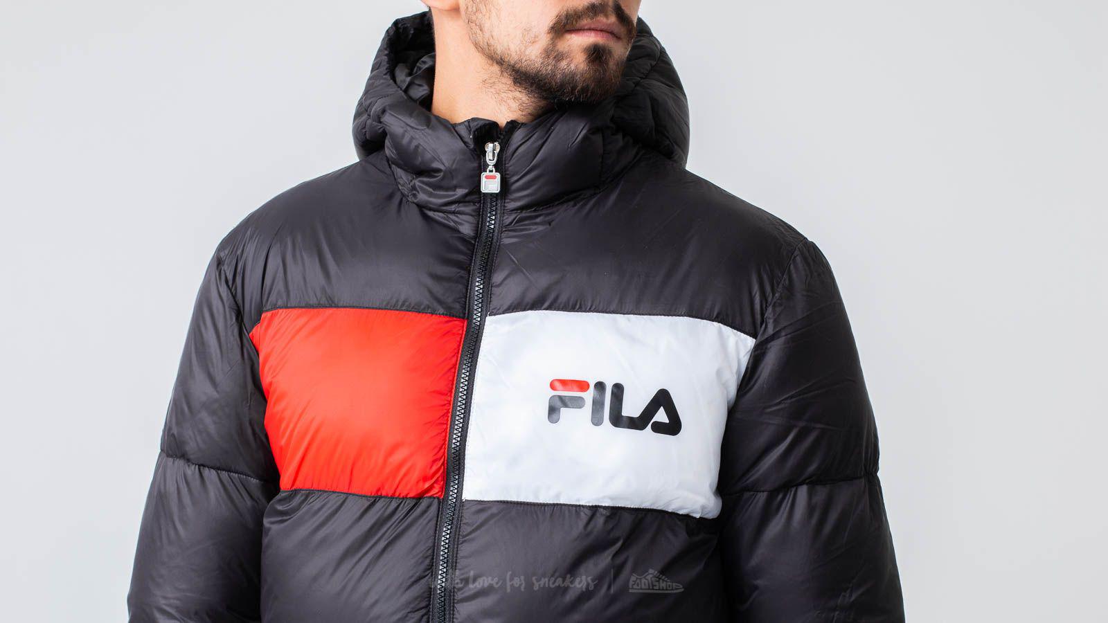 Fila Synthetic Floyd Puff Hood Jacket Black for Men - Lyst