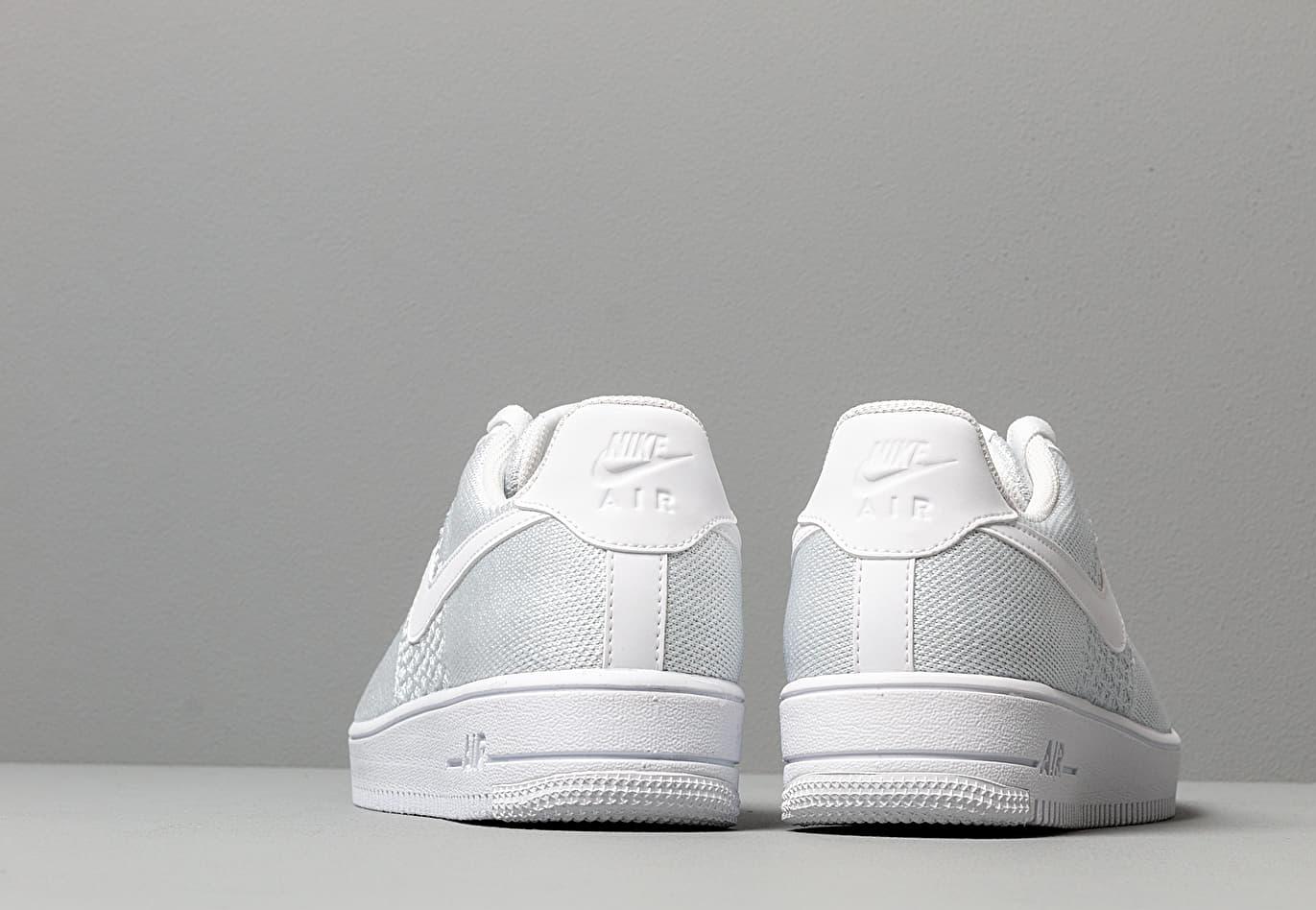 Nike air force 1 flyknit low herren weiß sale