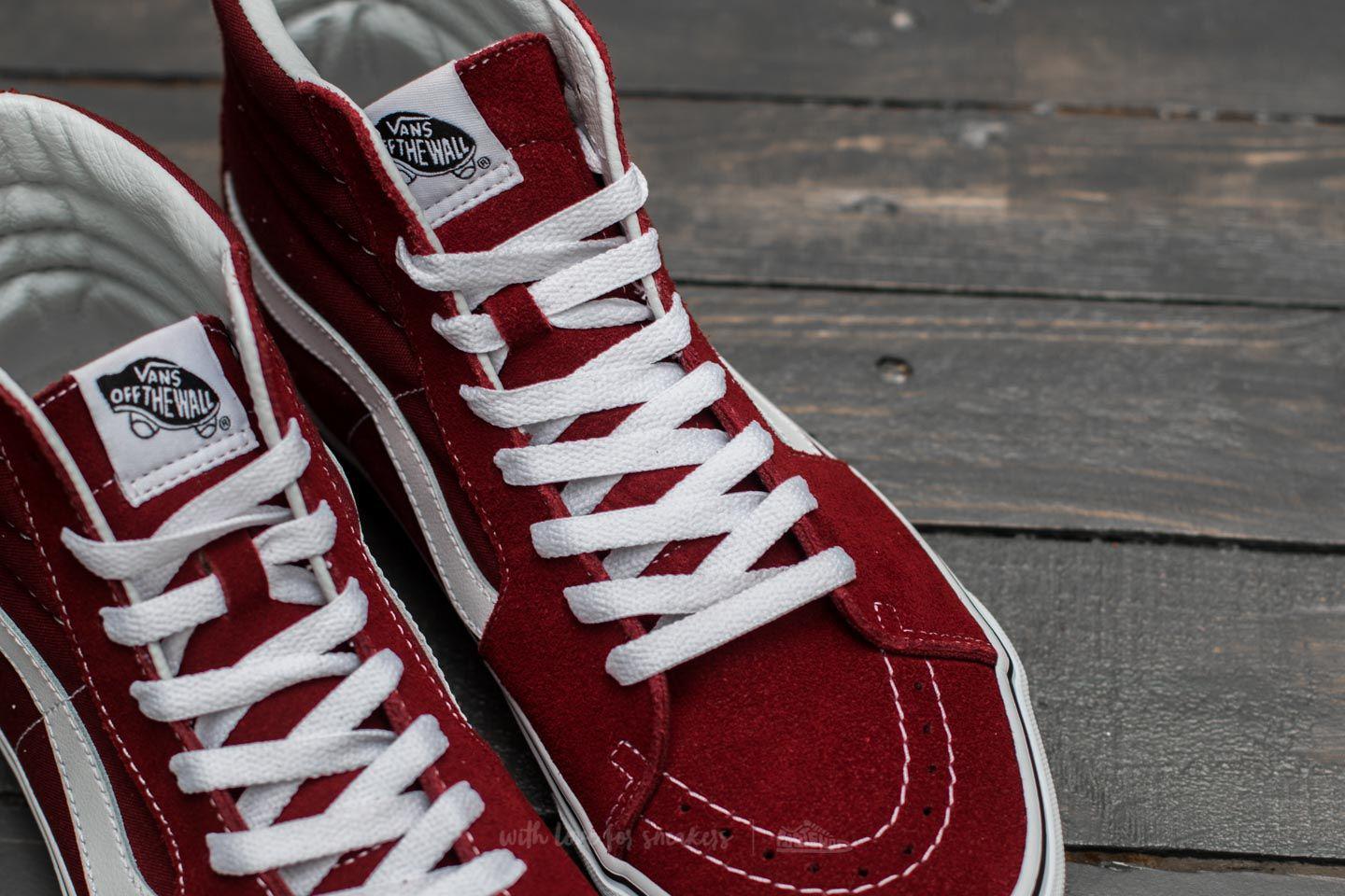 vans sneaker sk8-hi madder brown vans sneaker sk8-hi madder brown