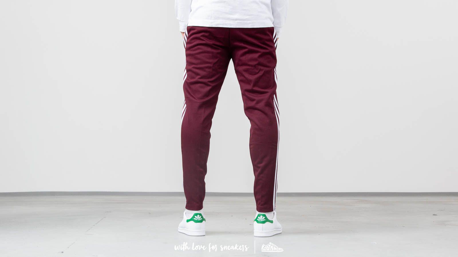 adidas Originals Adidas Beckenbauer Track Pants Maroon in Purple for Men |  Lyst