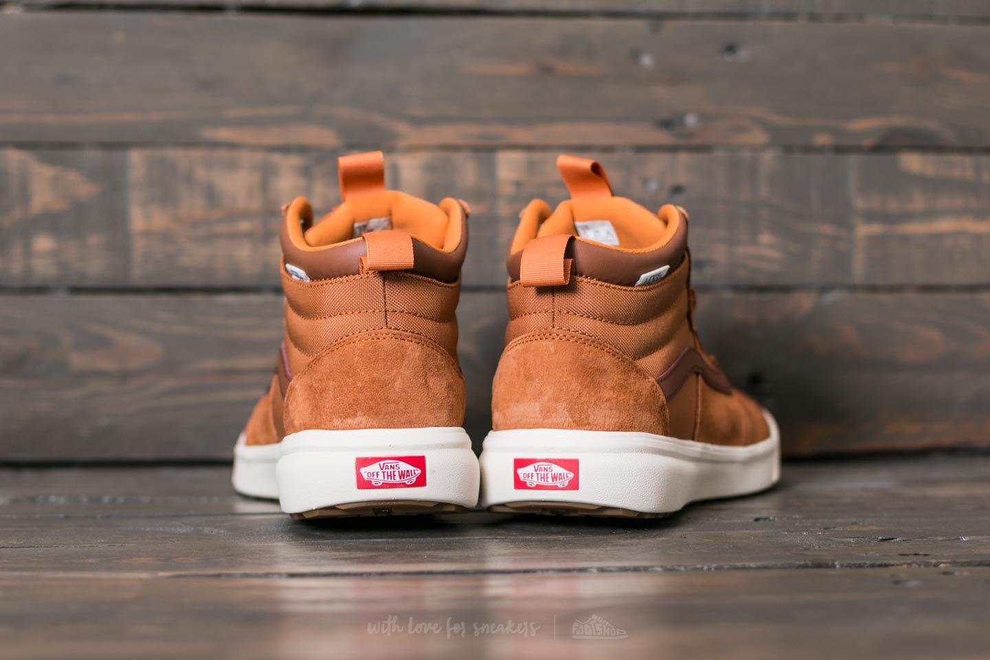 vans ultrarange hi glazed ginger