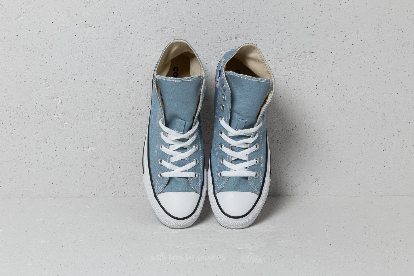 Converse Chuck Taylor All Star Hi Washed Denim in Blue for Men | Lyst