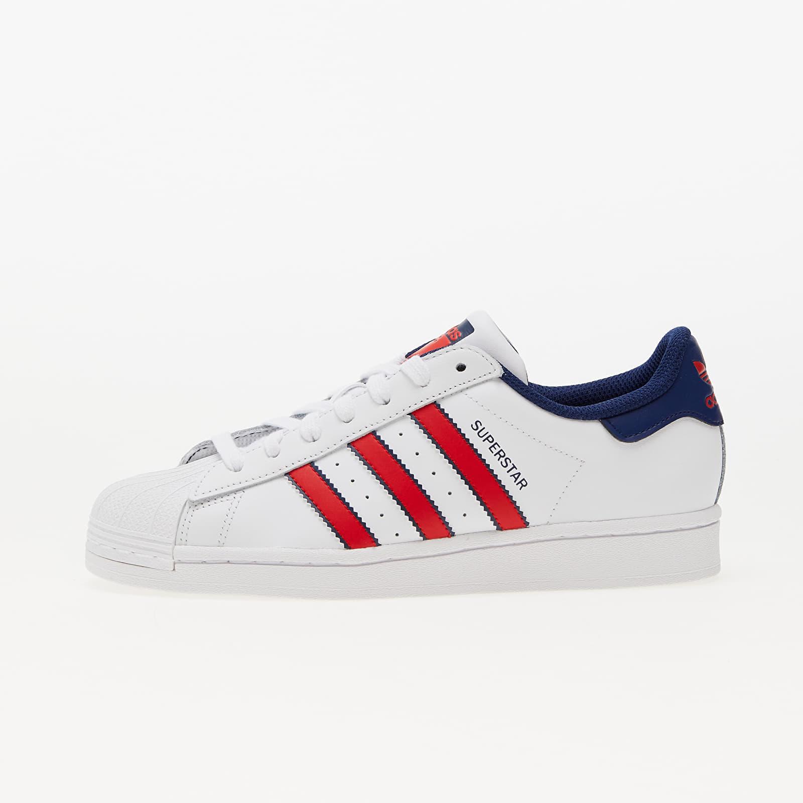 Adidas superstar heren wit sale