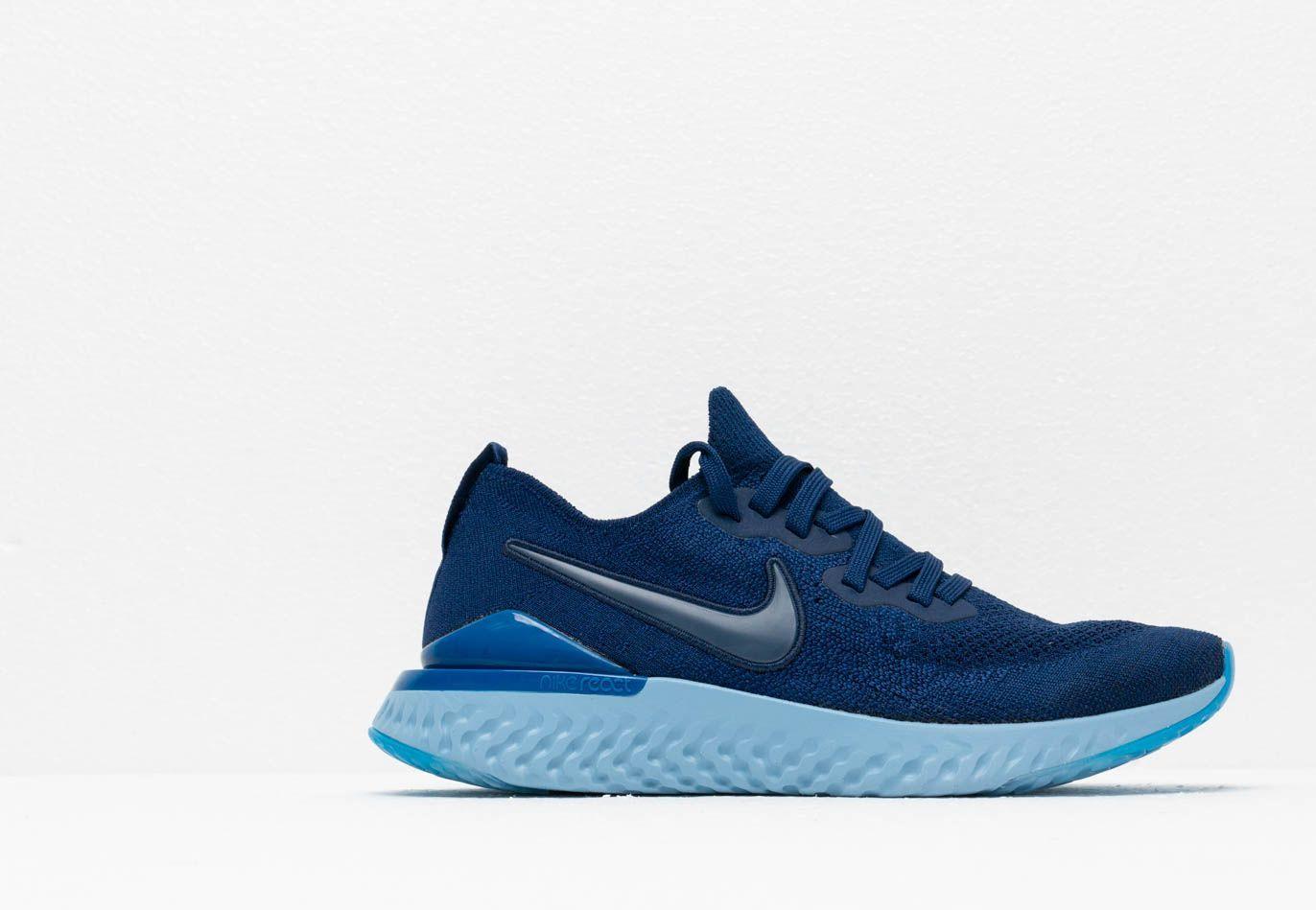 nike epic react flyknit 2 navy blue