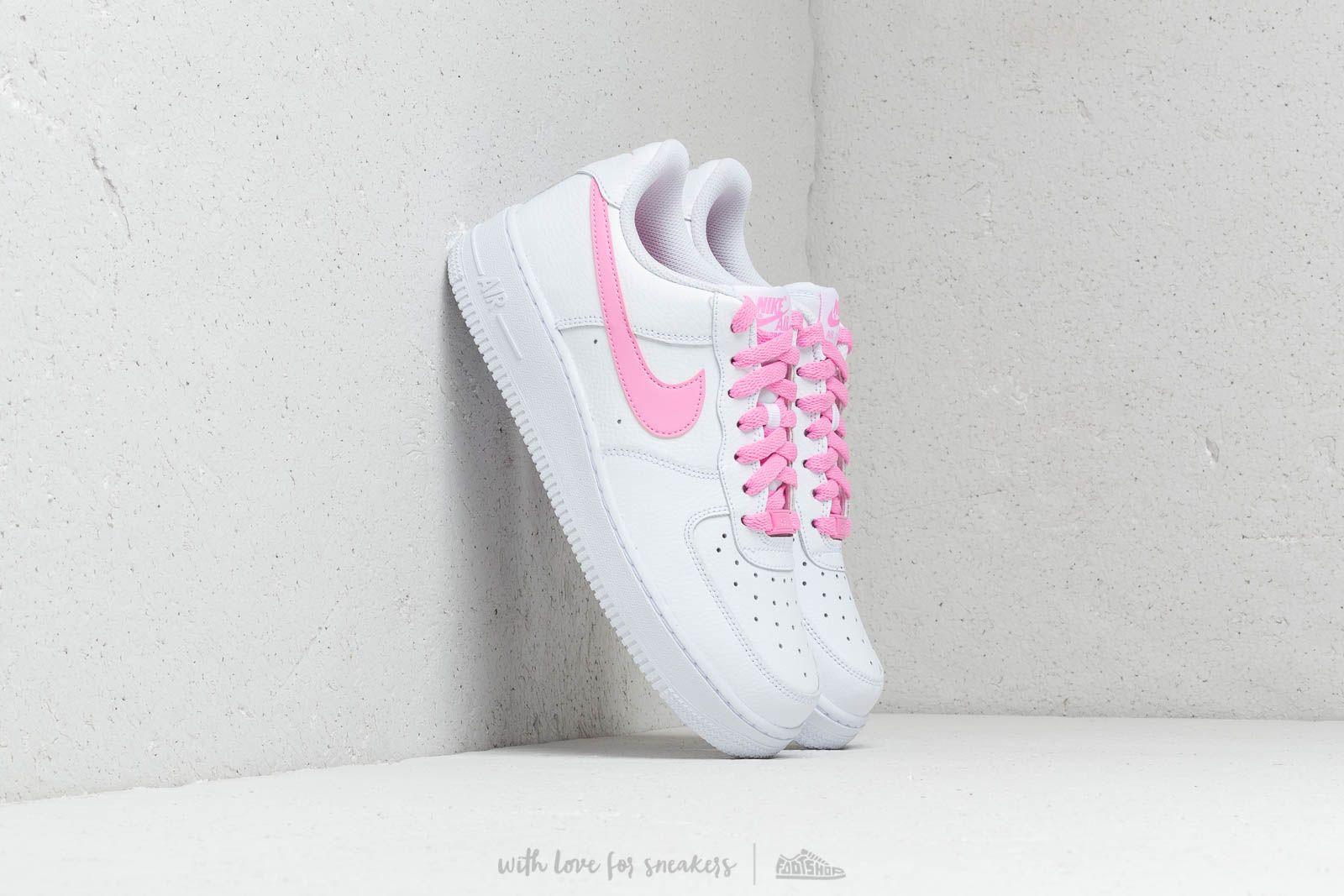Nike Rubber Wmns Air Force 1 '07 Ess White/ Psychic Pink | Lyst