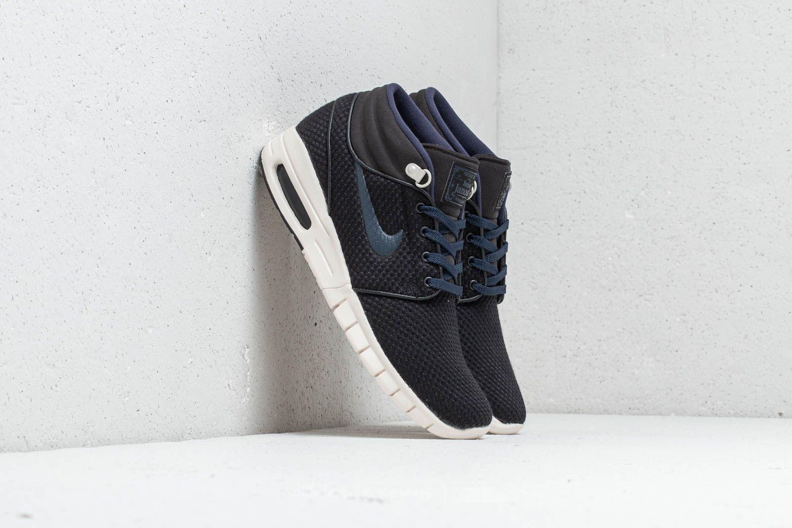 nike sb janoski max mid leather dark obsidian