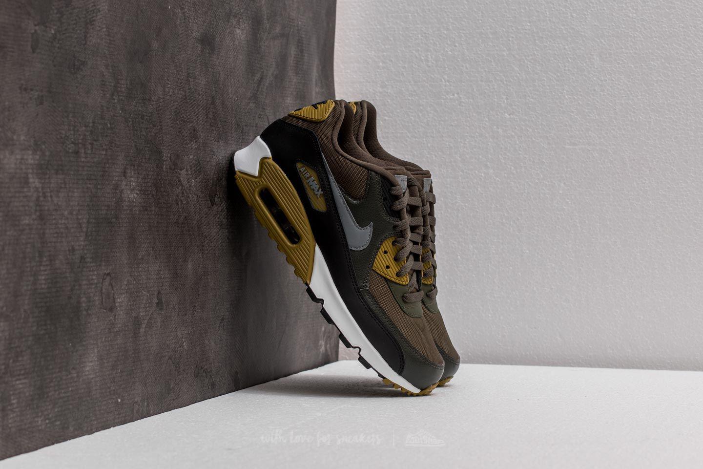 Nike Leather Air Max 90 Essential Cargo Khaki/ Cool Grey-black for ...